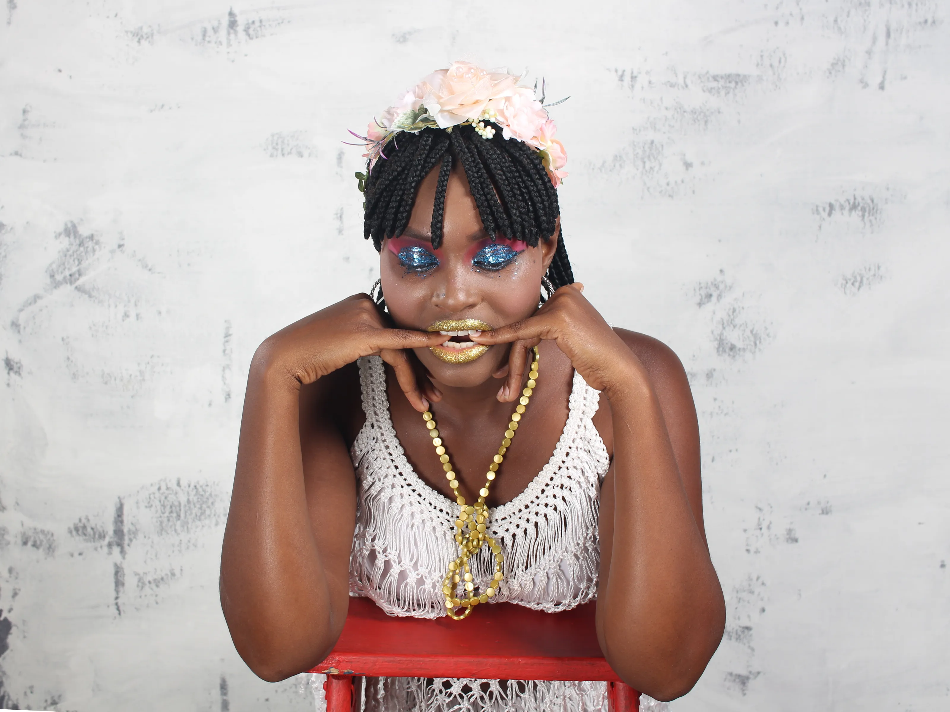 Bold Makeup and Body Painting (in colour)