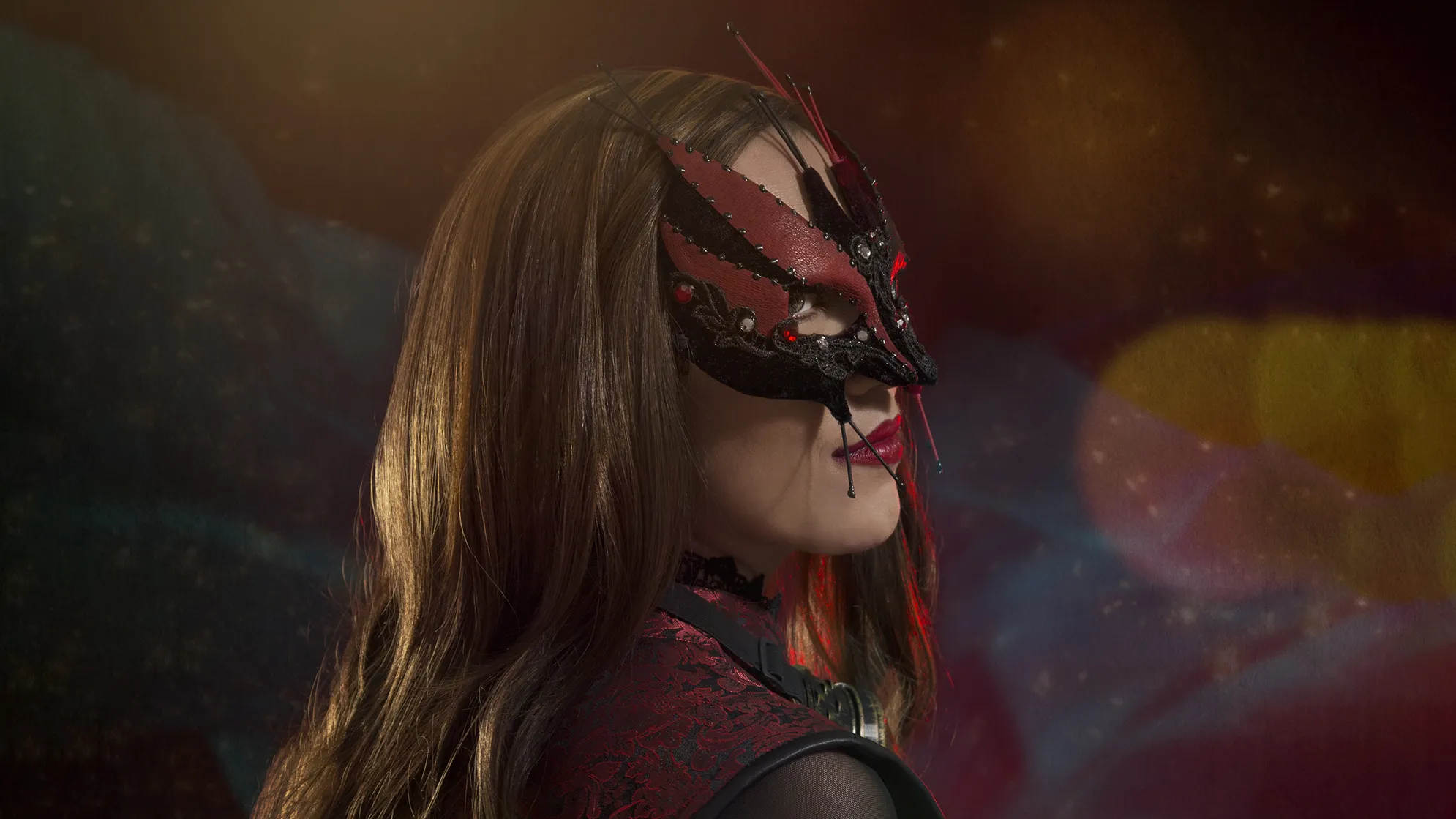 People Wearing Masks (in colour)