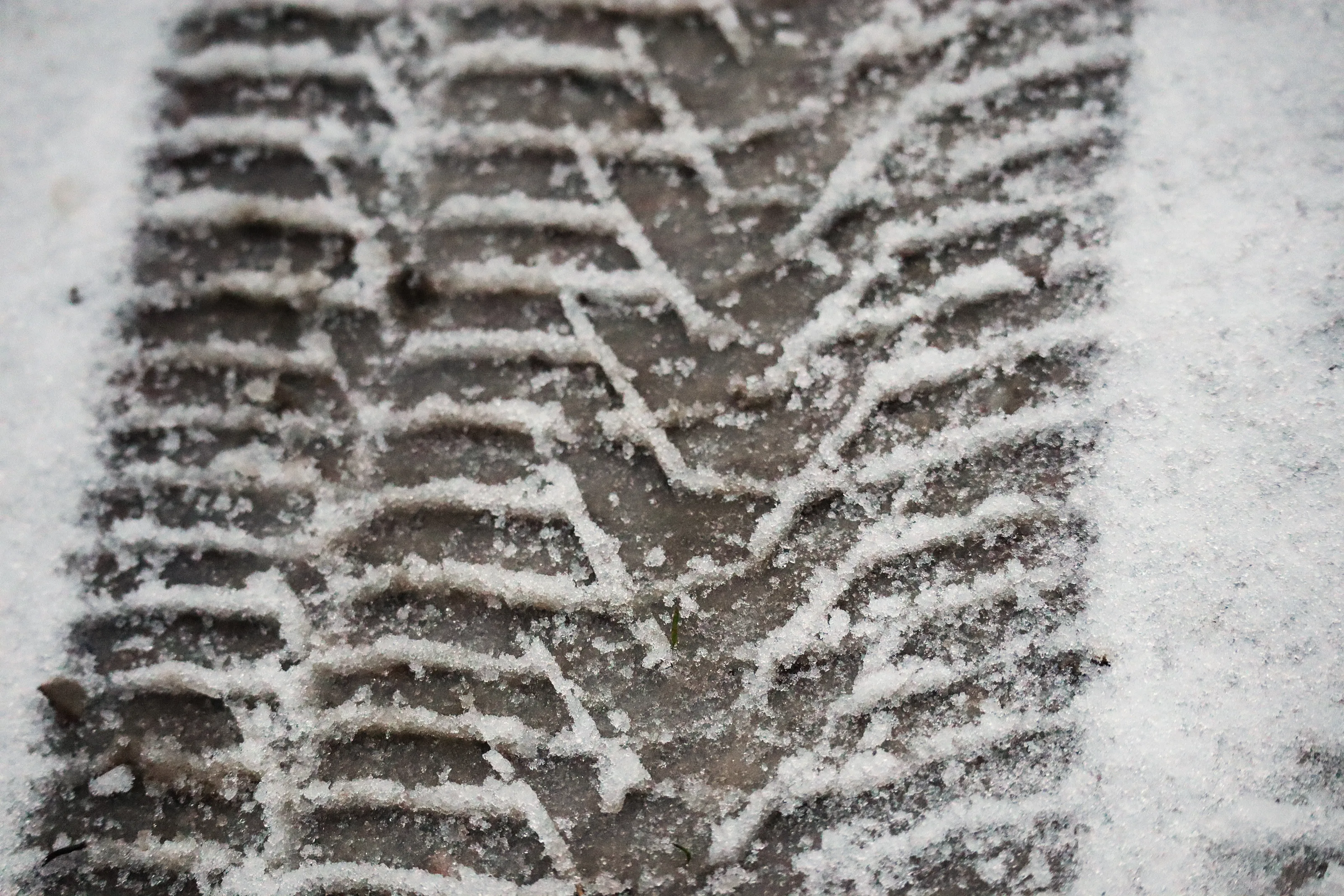 Vehicle Tracks in Snow, Sand and Mud