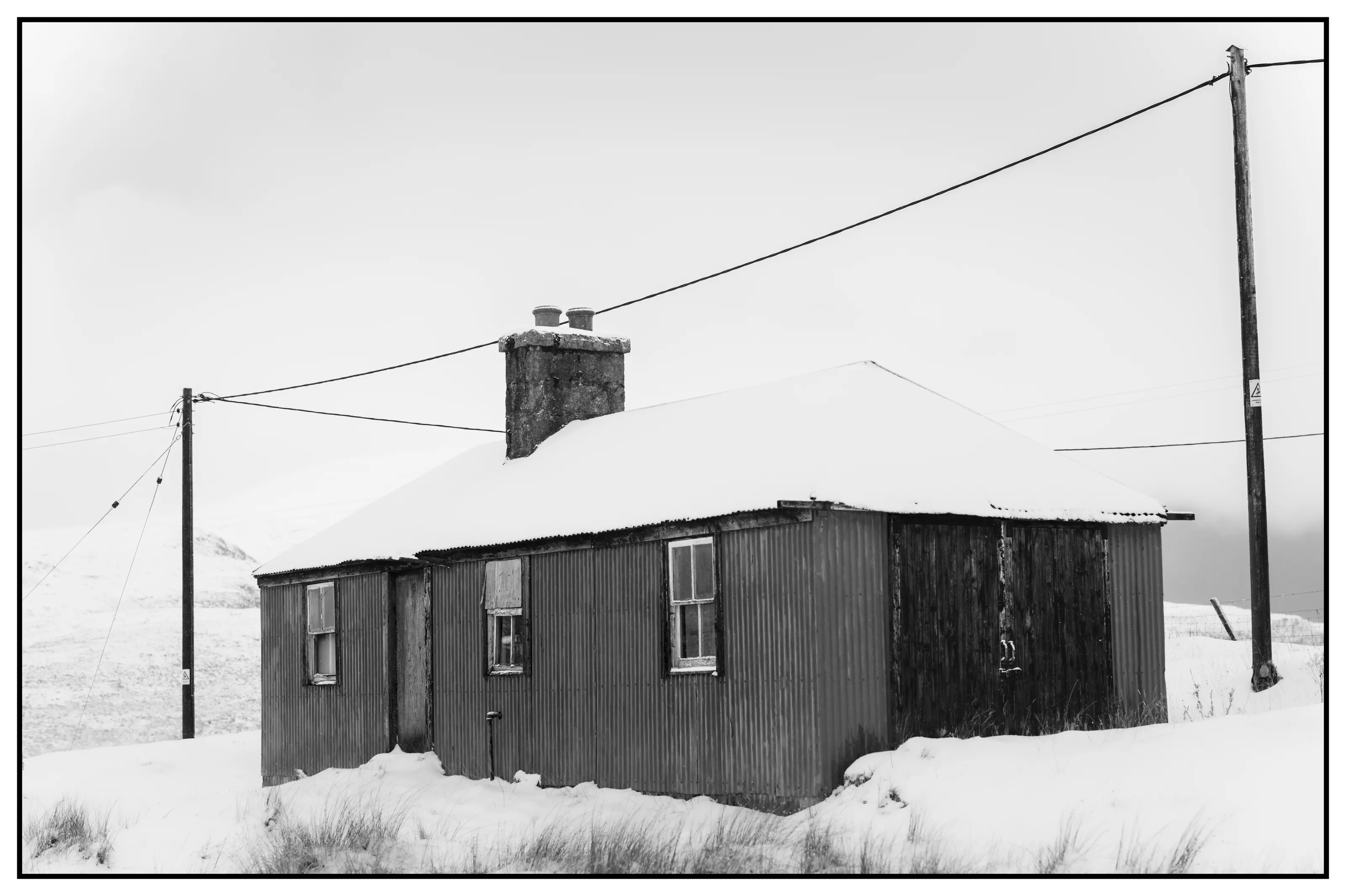 Abandoned Dwellings in Black and White