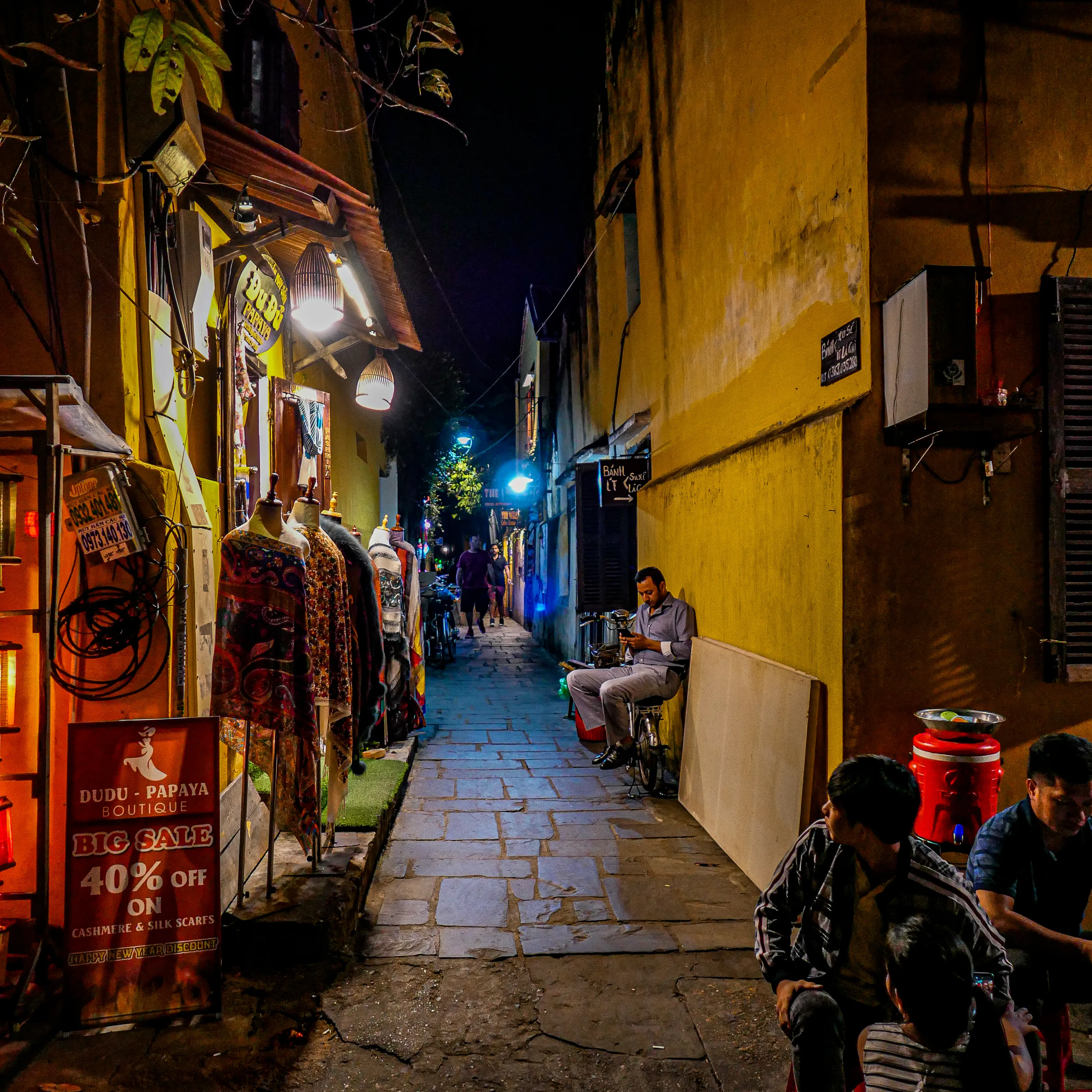 Streets and Alleyways at Night (in colour)