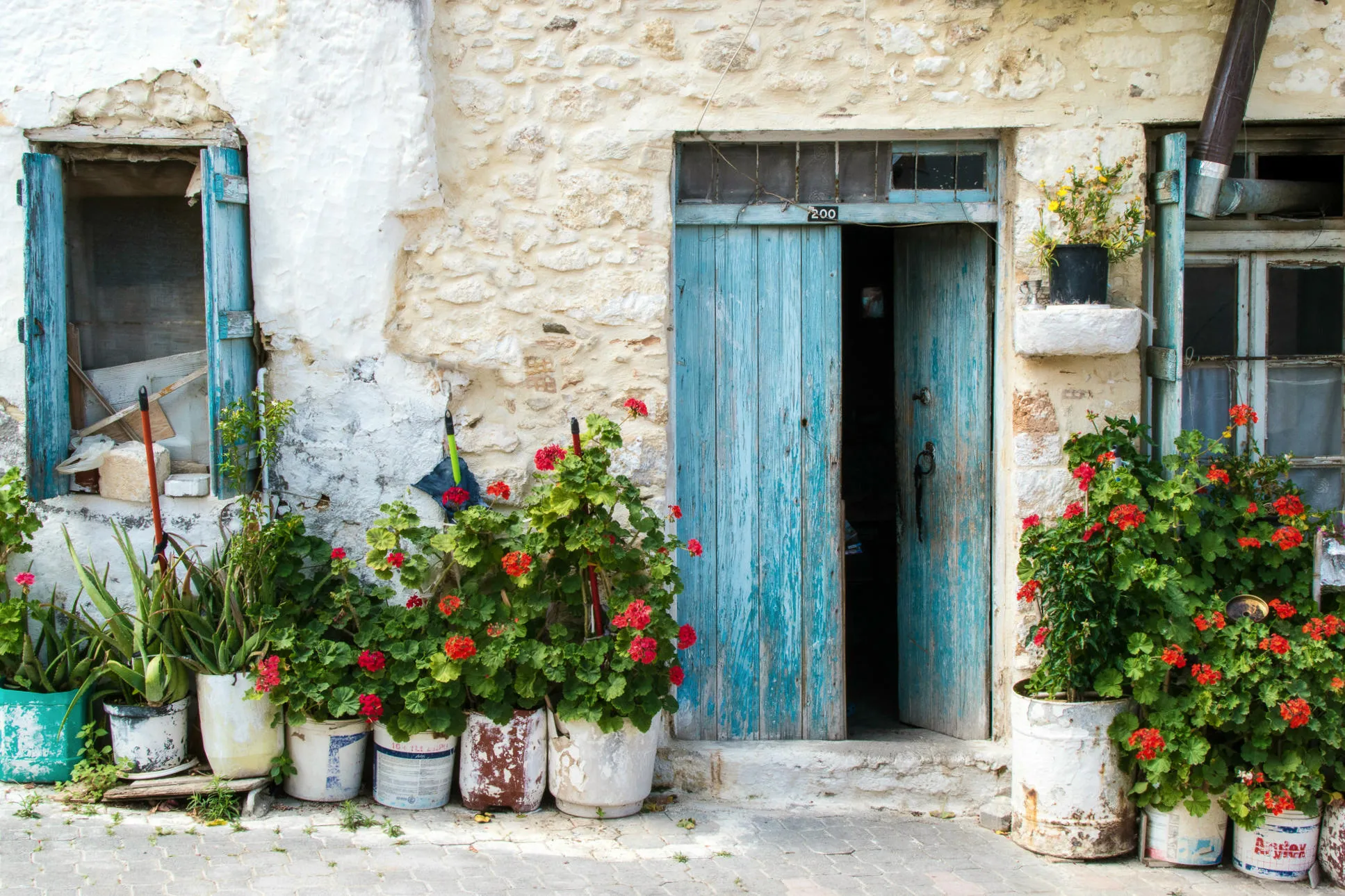 An open door