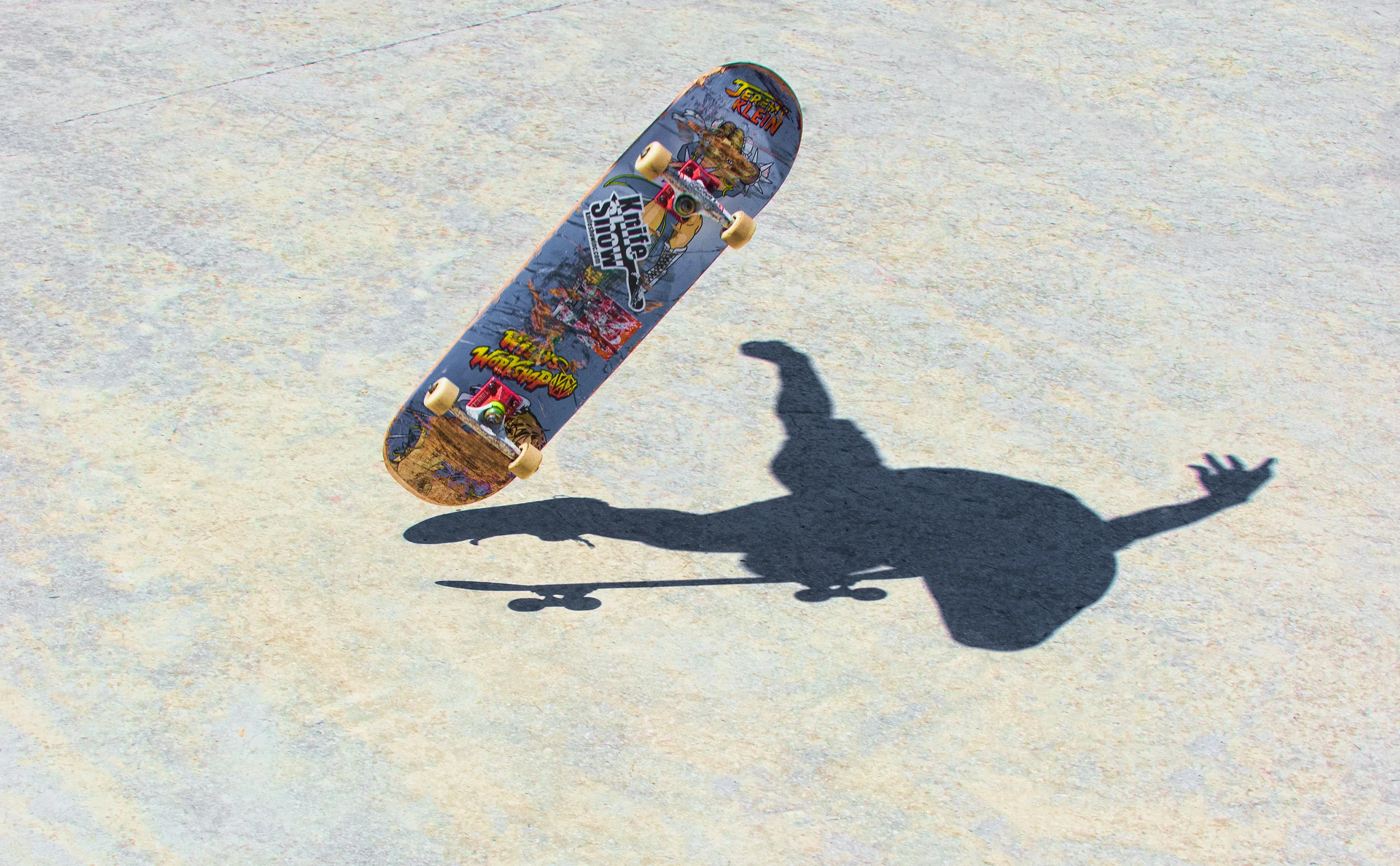 Roller Skates and Skateboards (in colour)