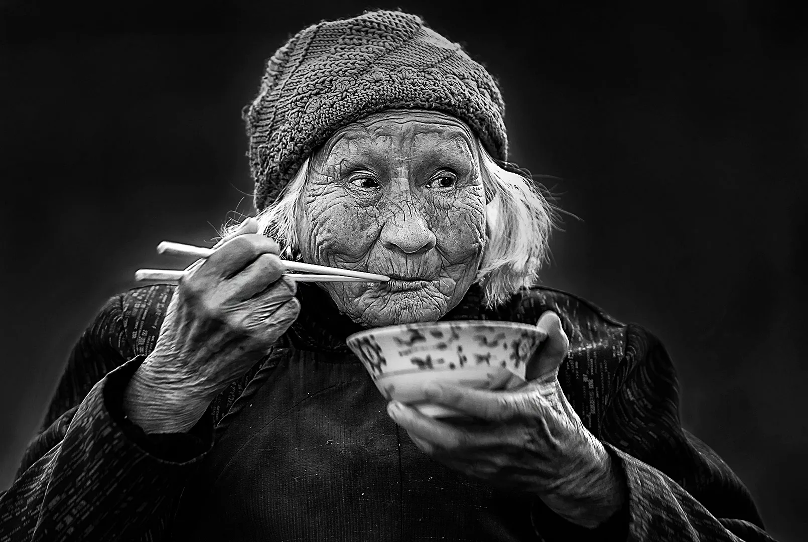 Black and White Portraits (people or animals)
