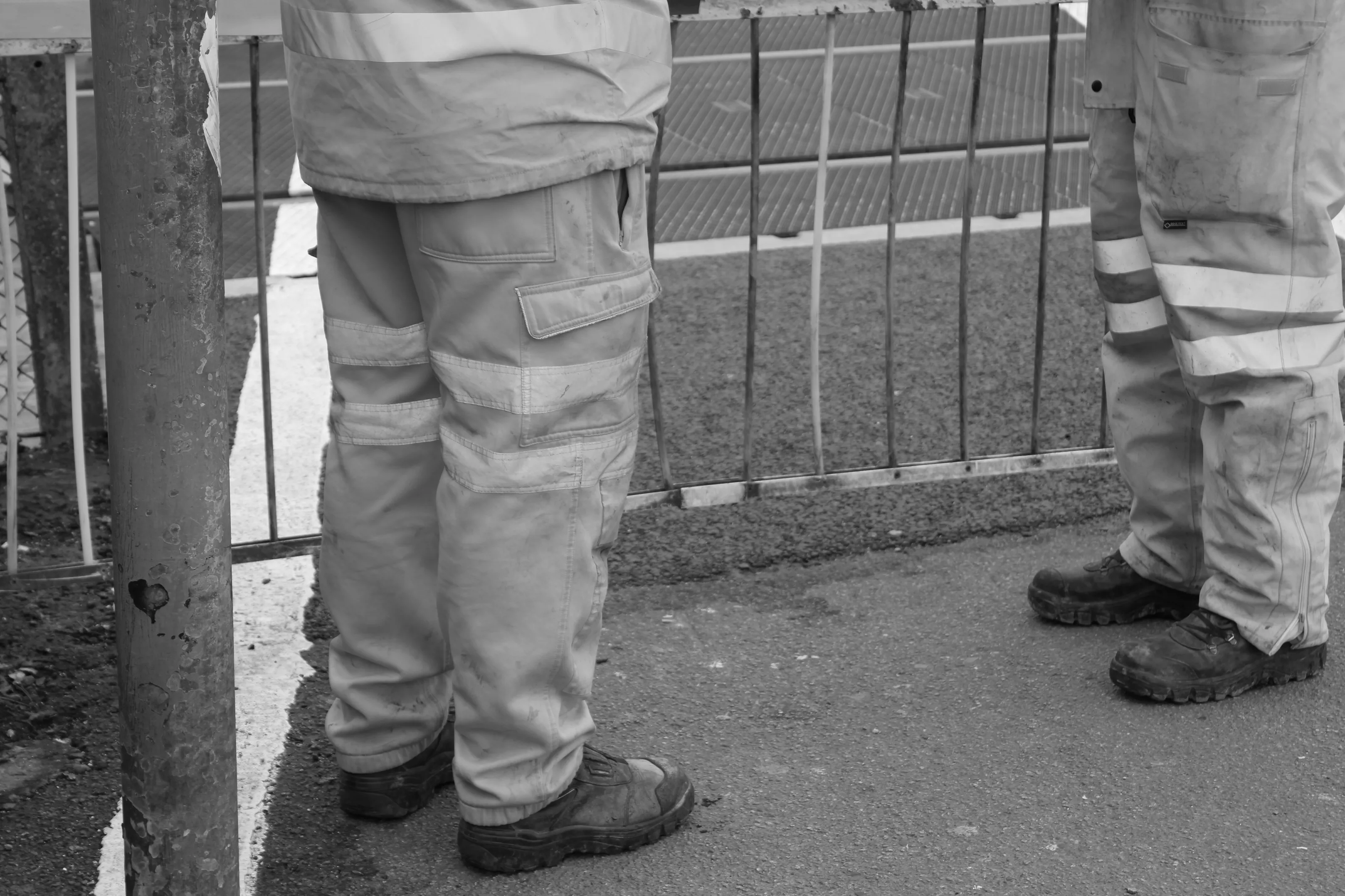 People Outdoors from the Waist Down