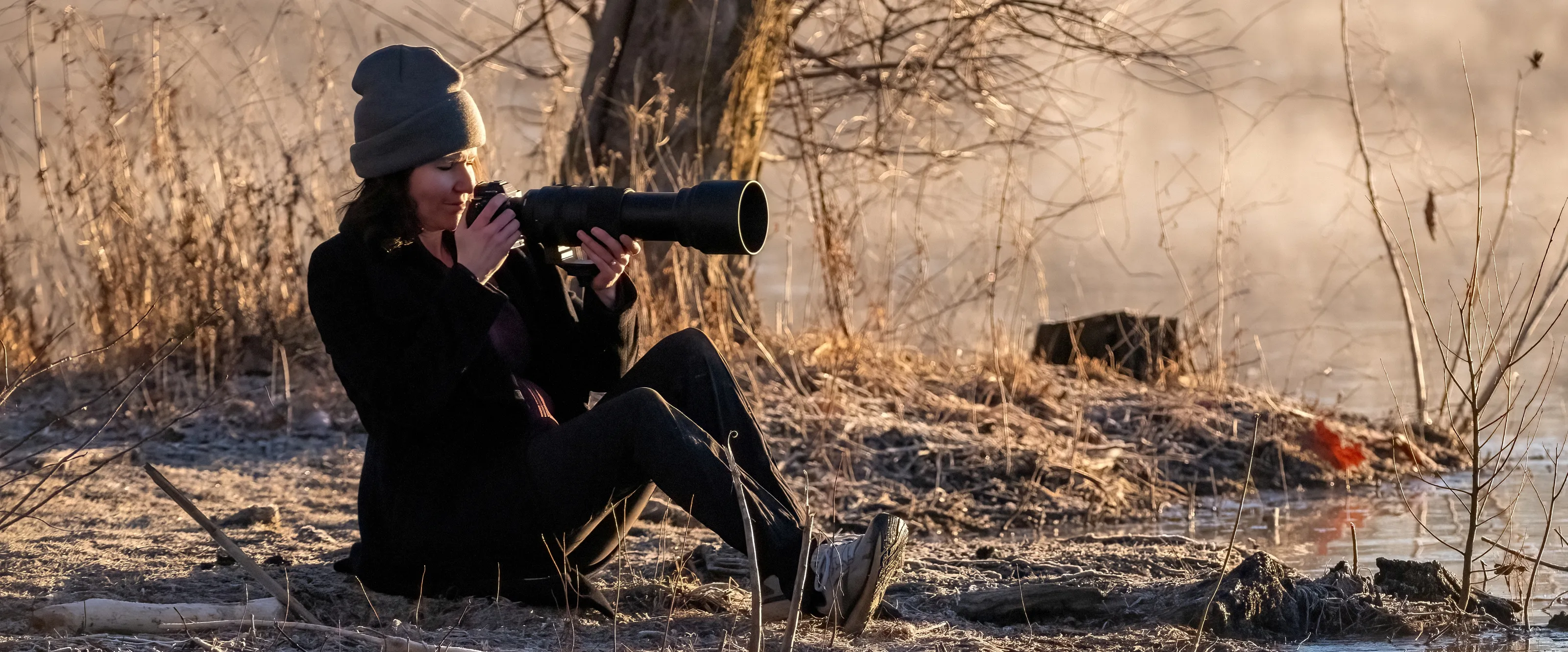 A Photographer with a Camera