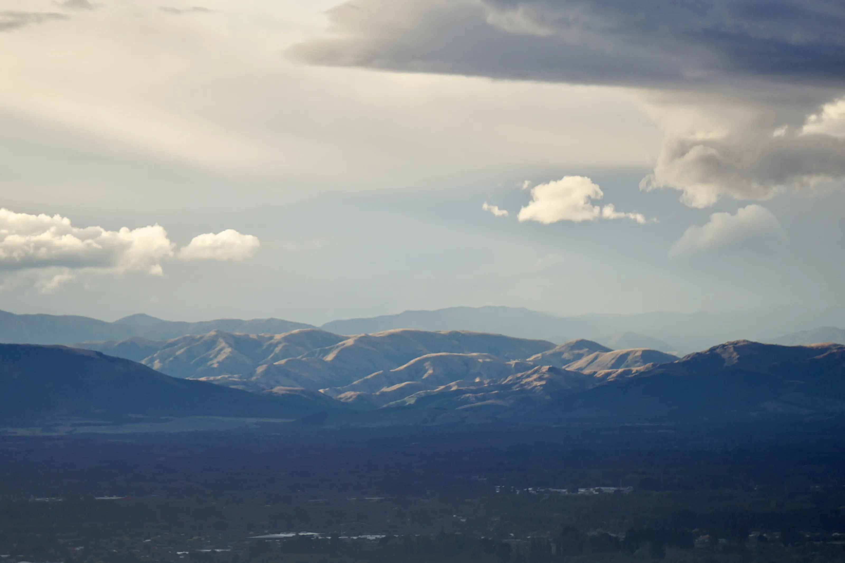 Distant Hills and Mountains