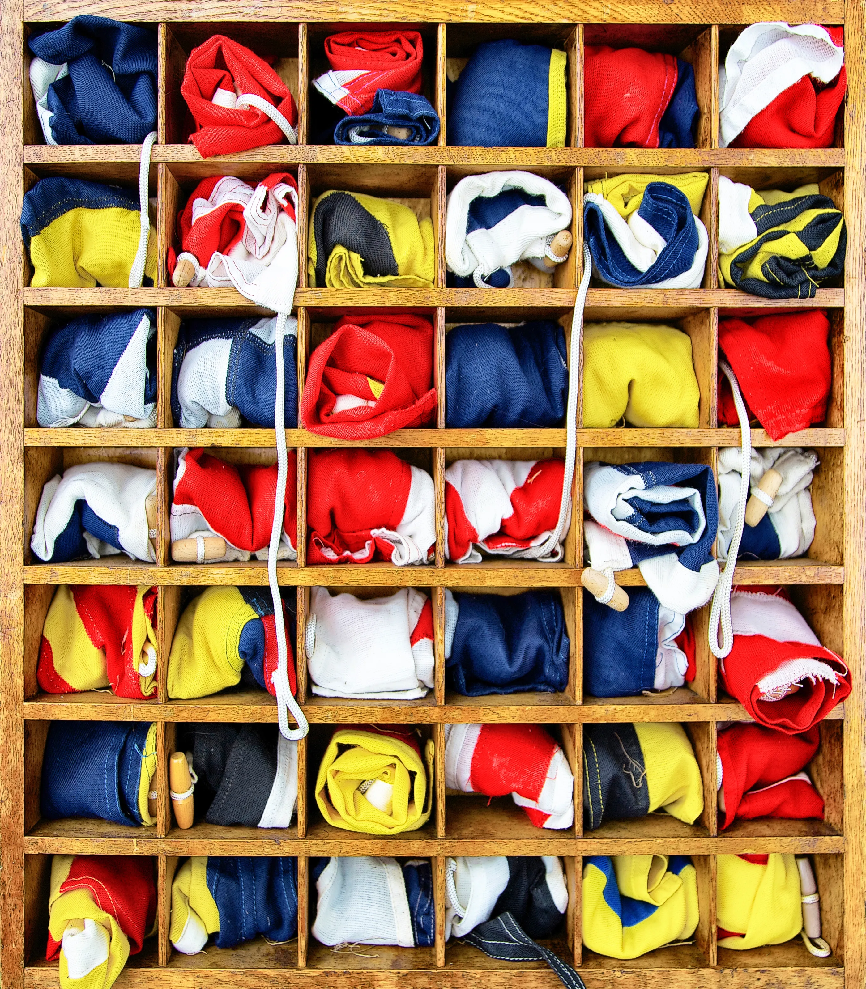 Flags Indoors