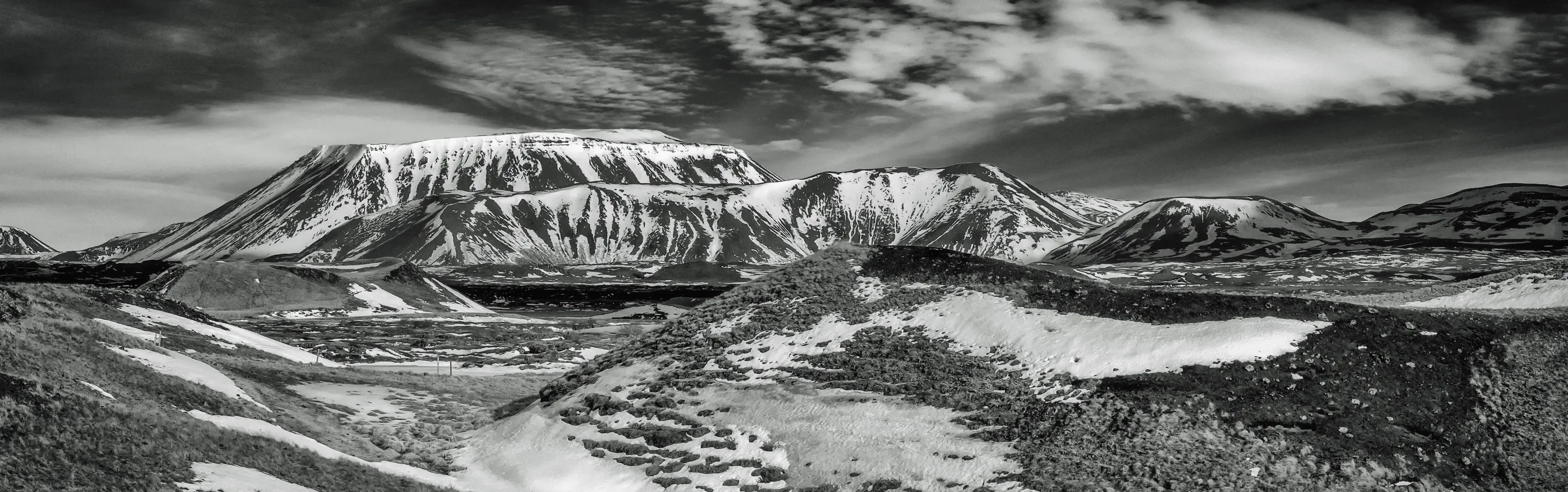 Scenic Landscapes in Black and White