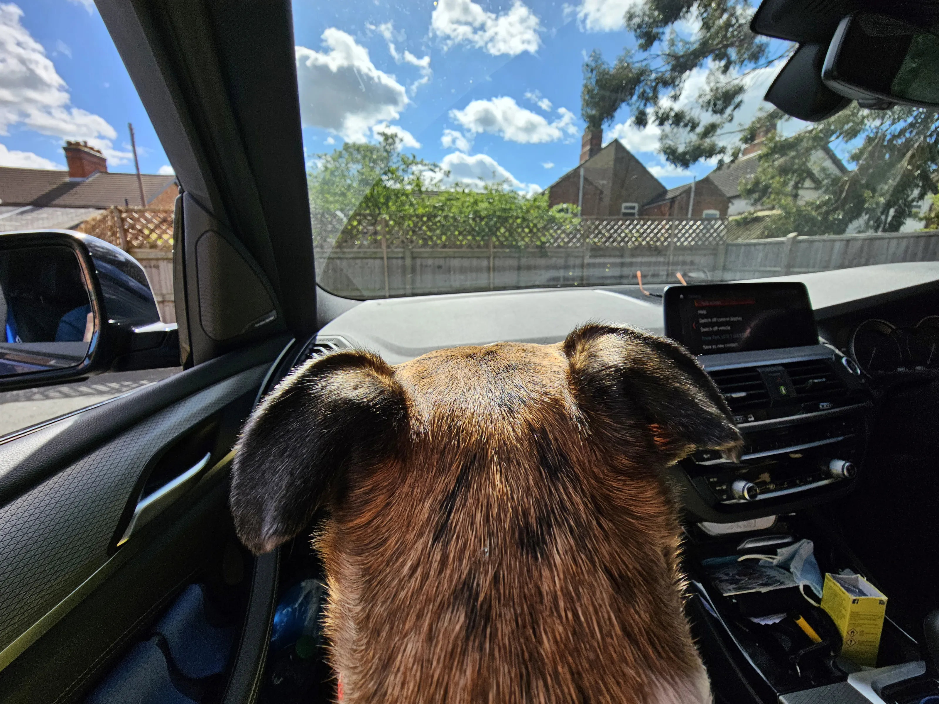 View Out of a Vehicle Window