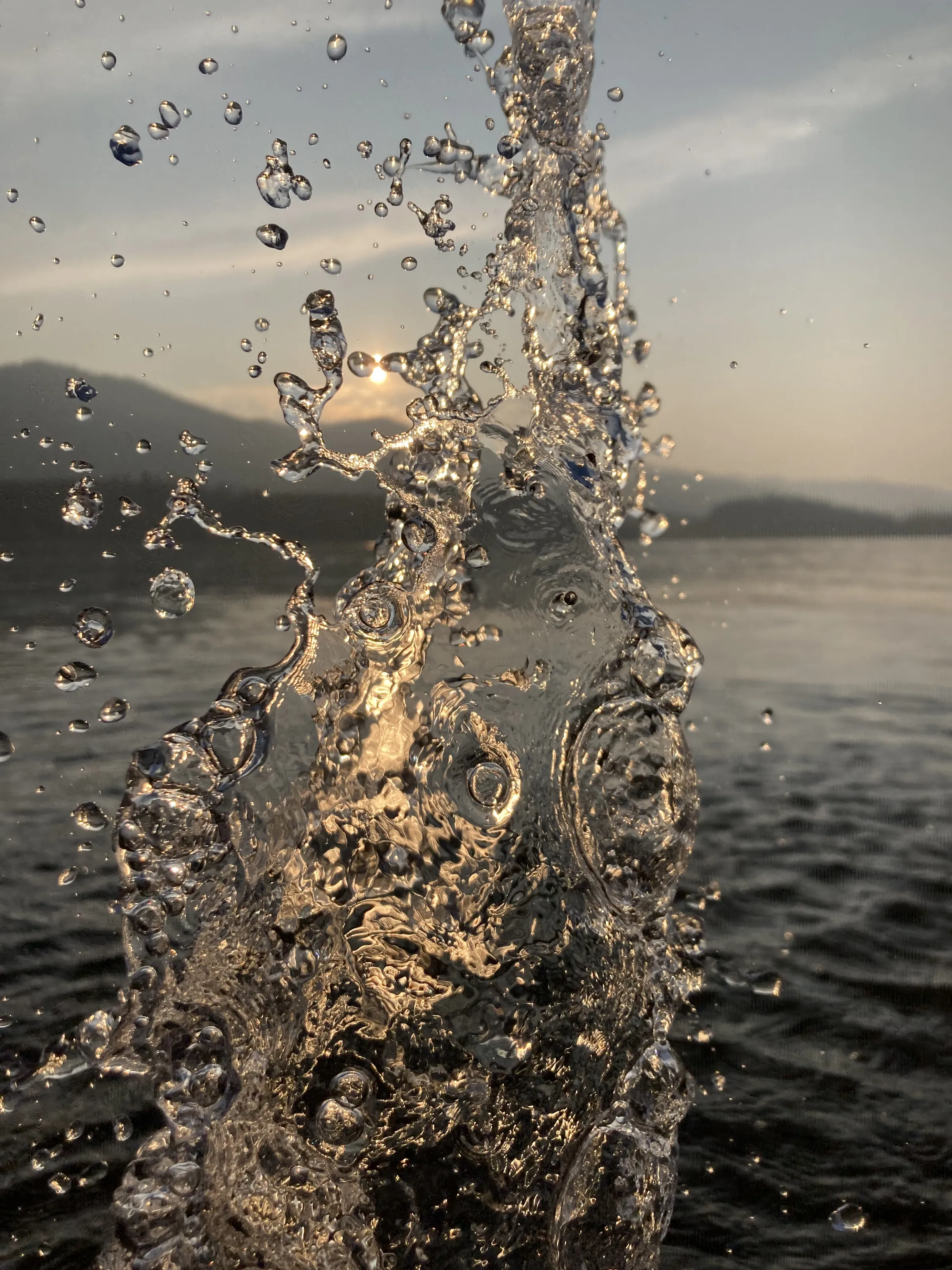 Water Splashes (in colour)