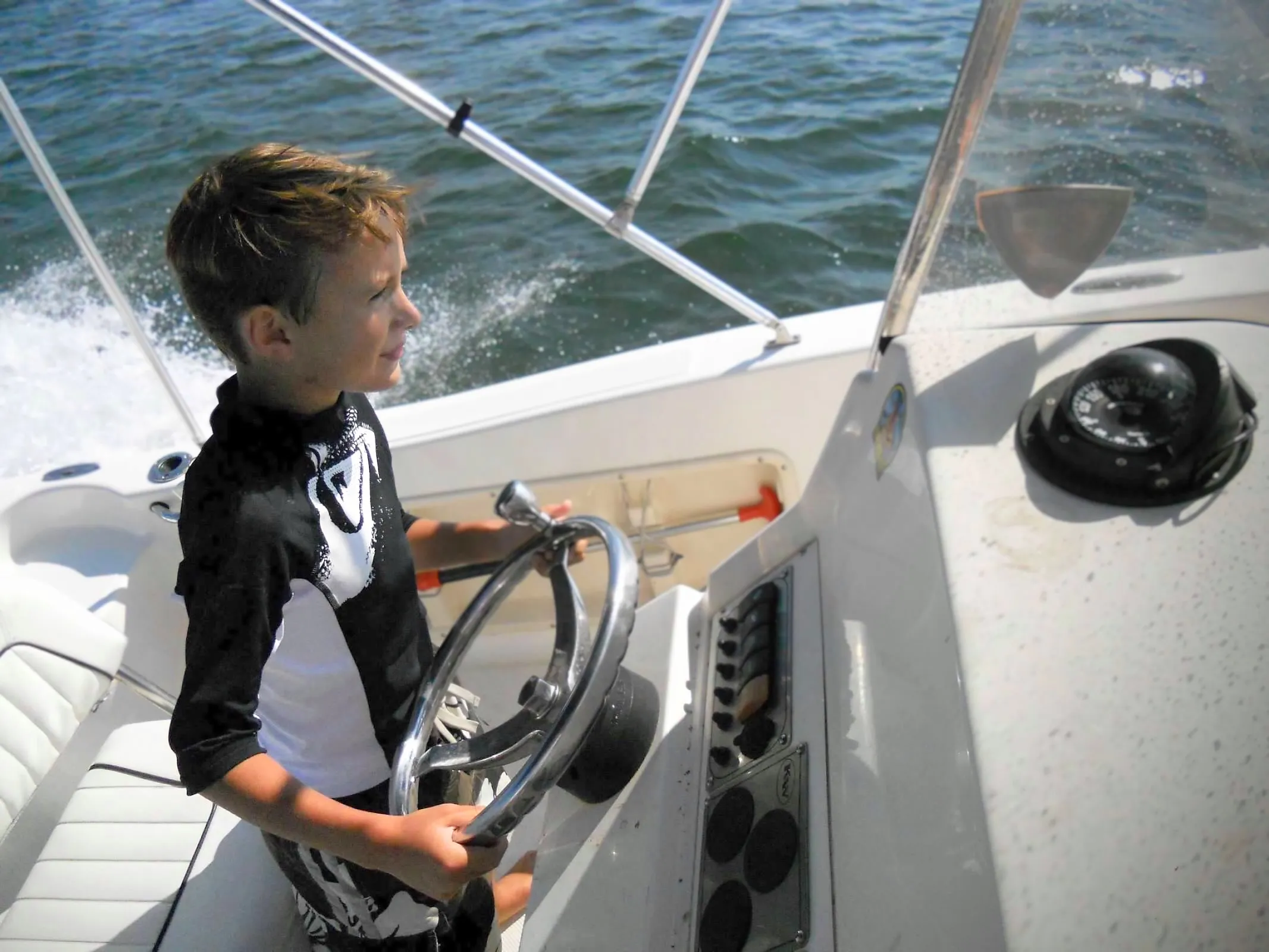 Person at a Steering Wheel