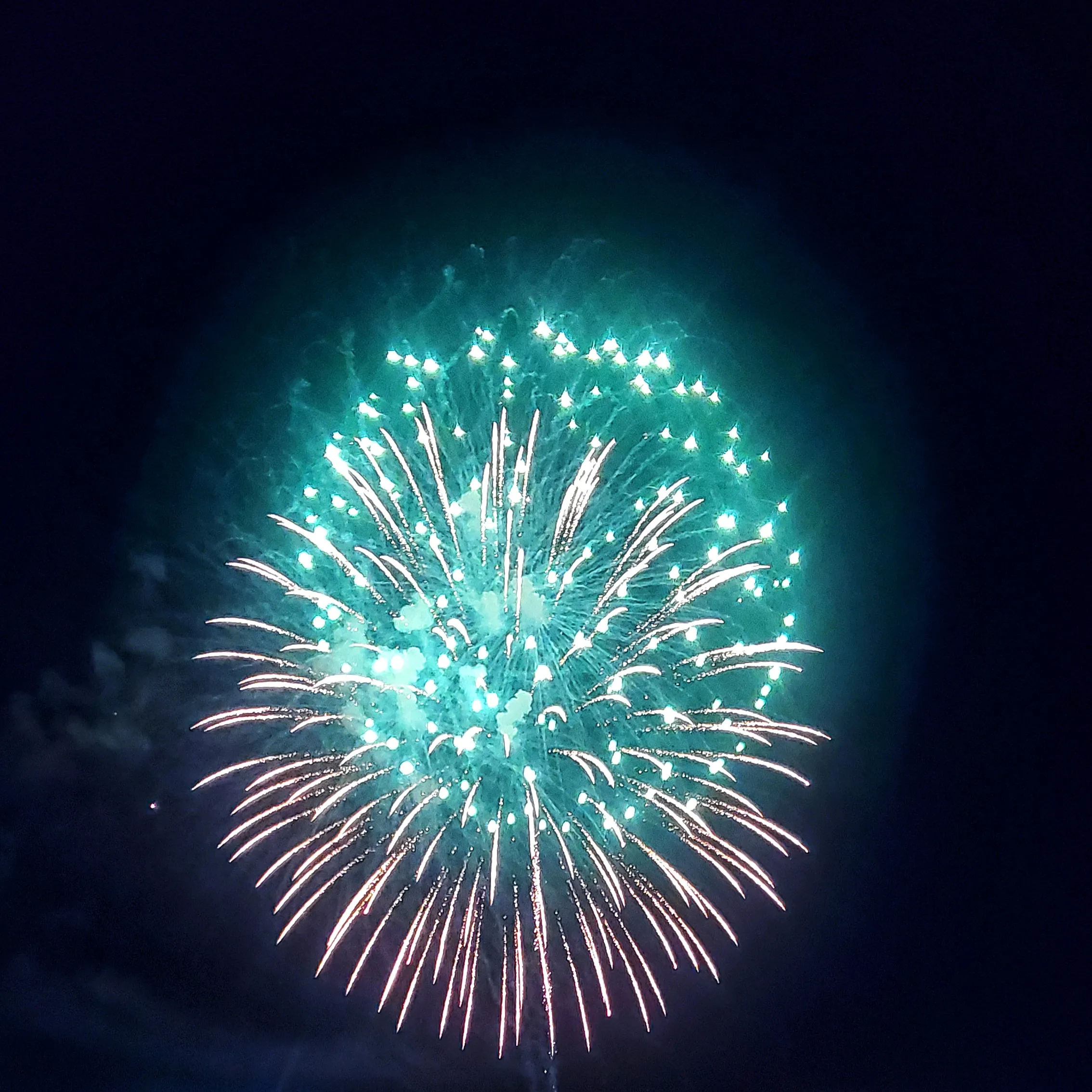 Fireworks (in colour)