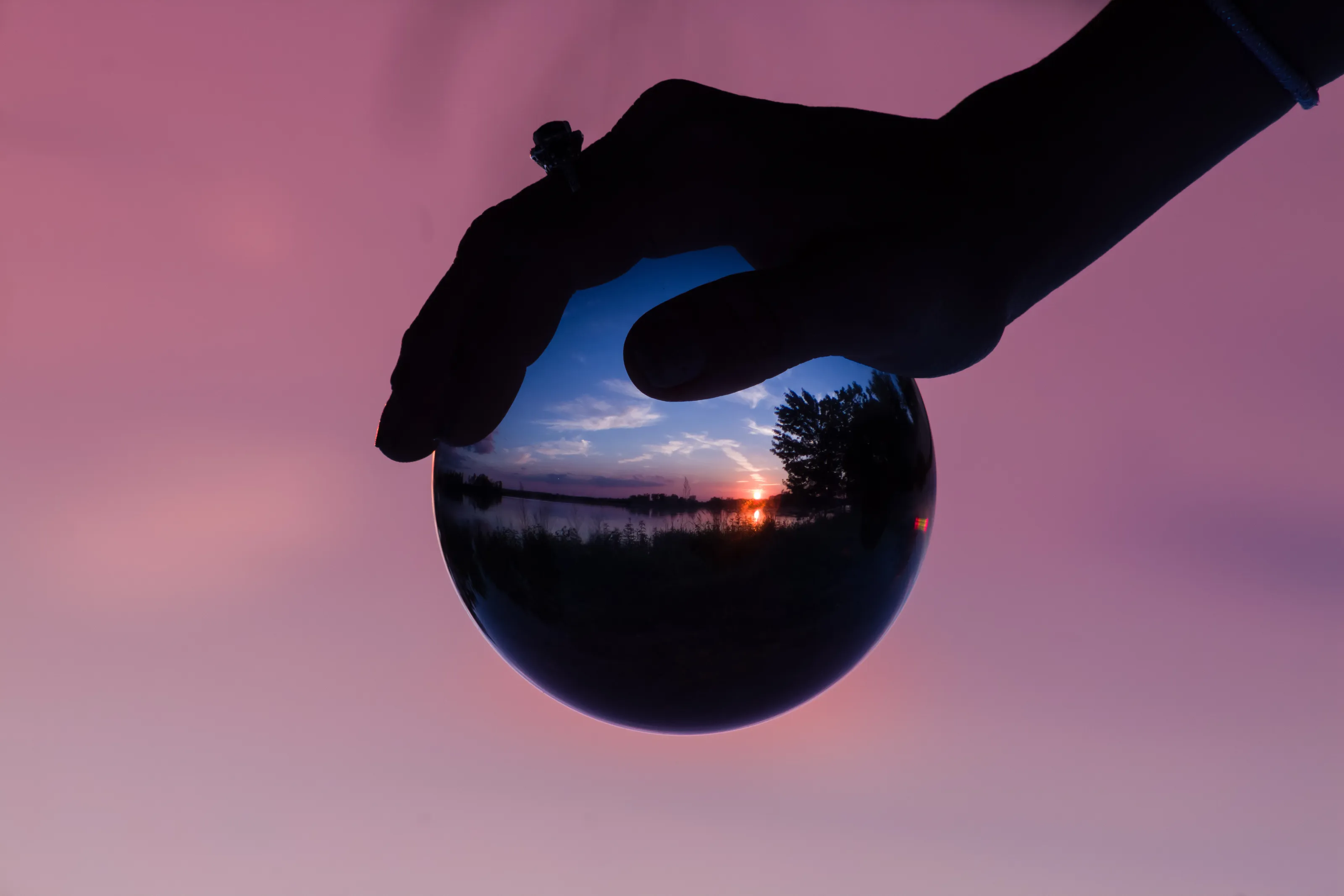 Through a Lensball