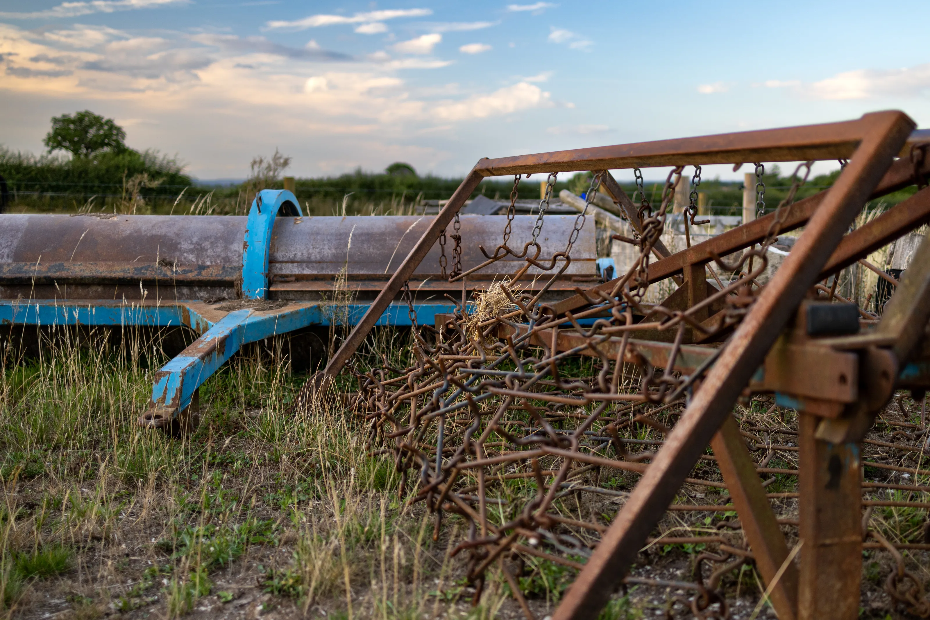 Old Outdoor Farming Equipment