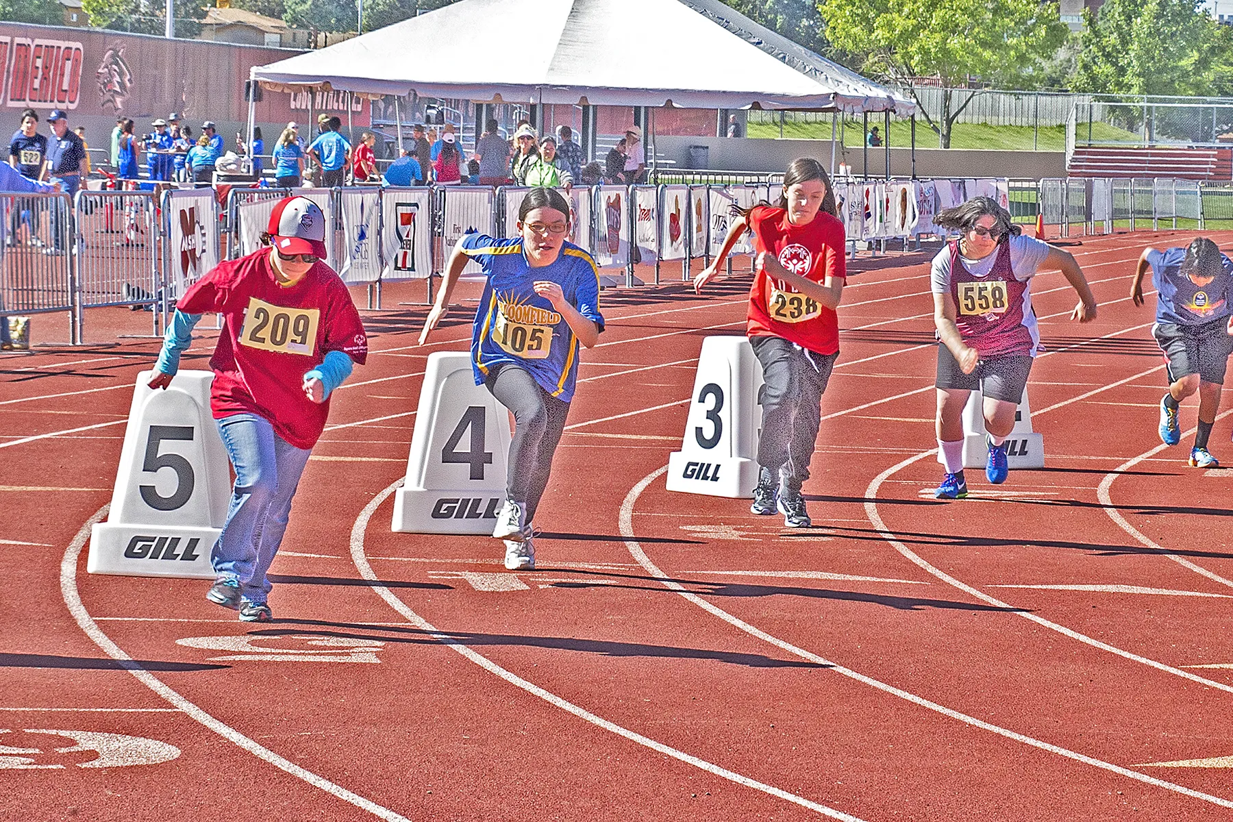 People Running Towards the Camera