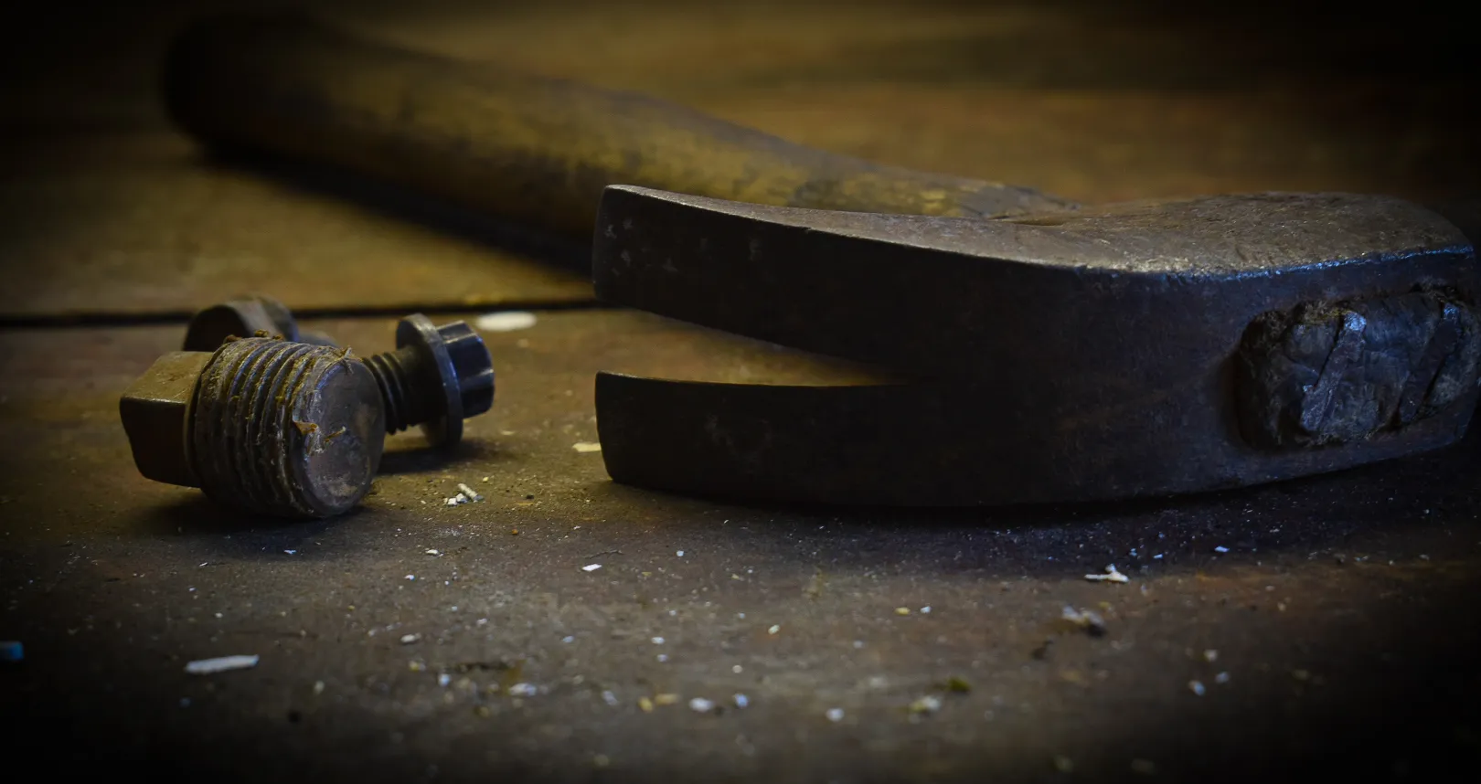 Still Life of Construction Tools and Supplies