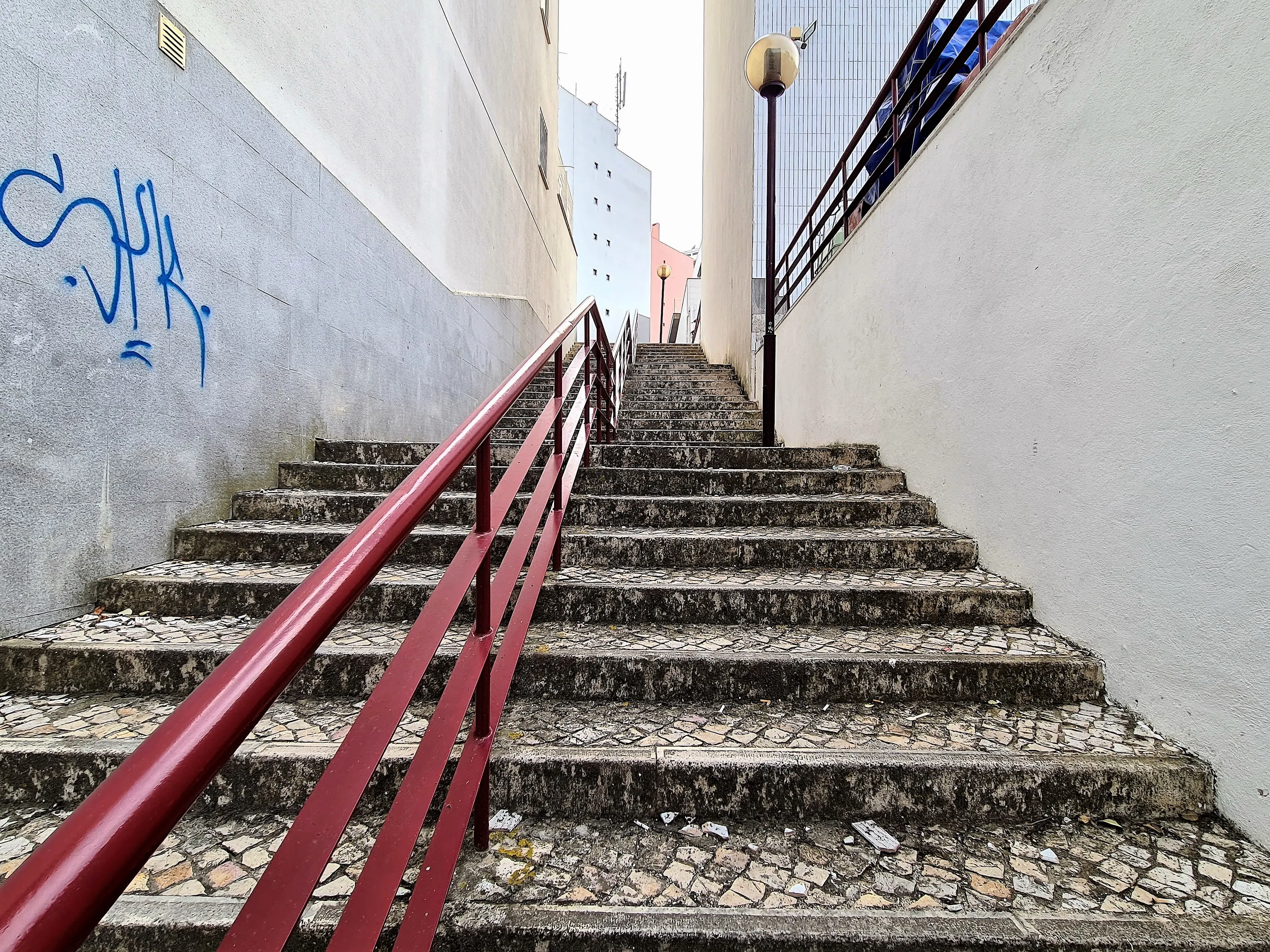 Long Outdoor Stairs