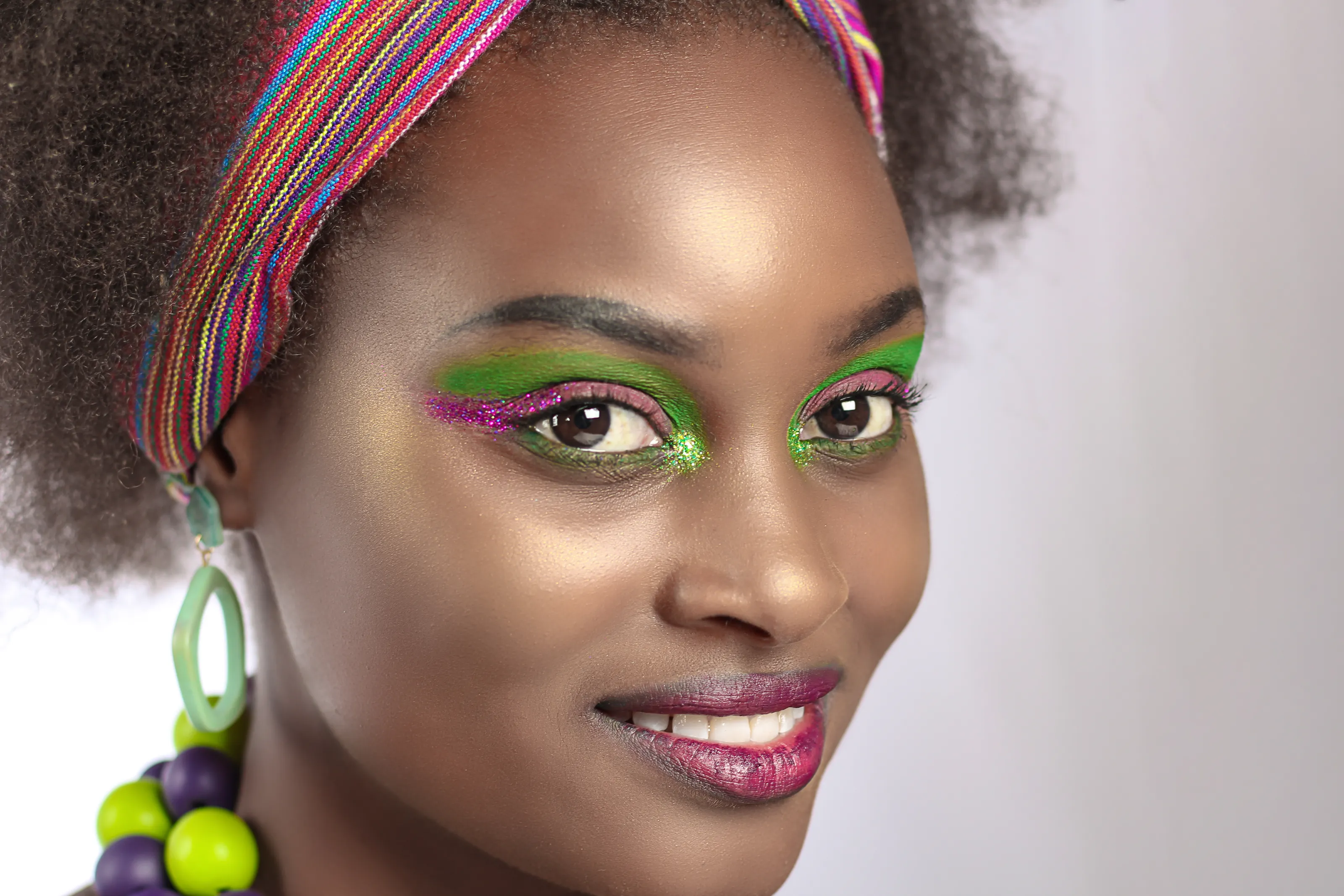 Bold Makeup and Body Painting (in colour)