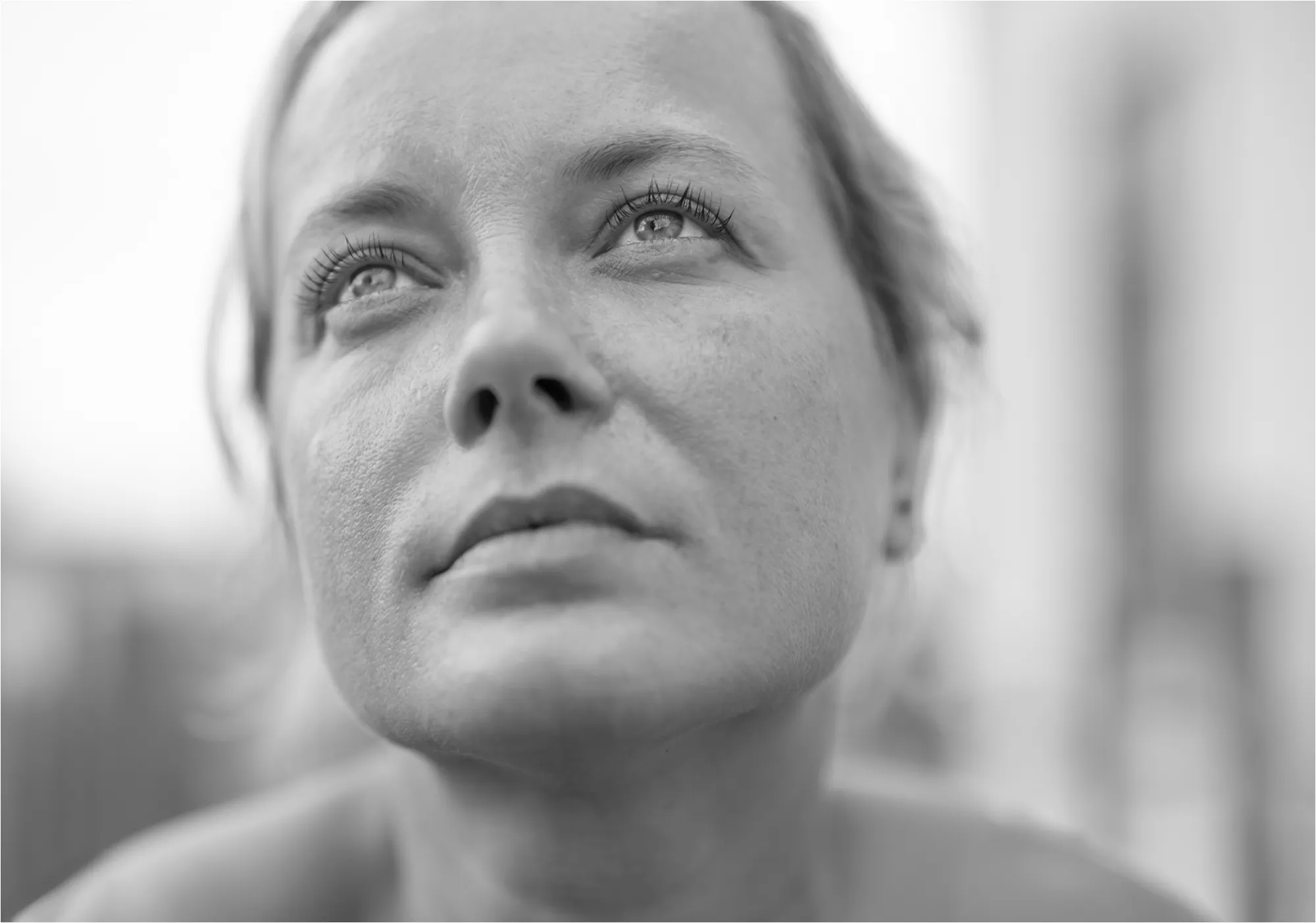 Natural Beauty of a Woman Without Makeup
