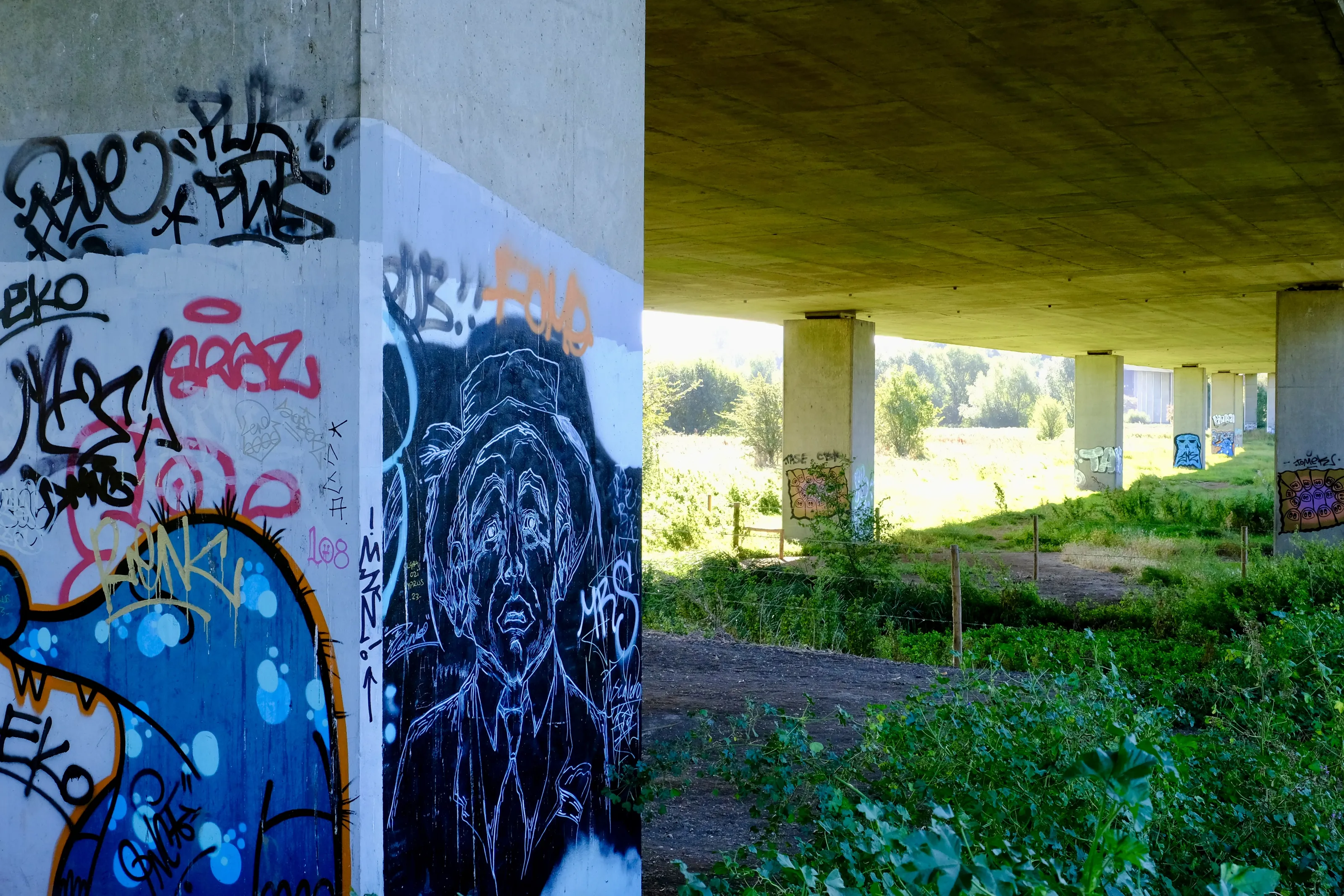 Under a Bridge