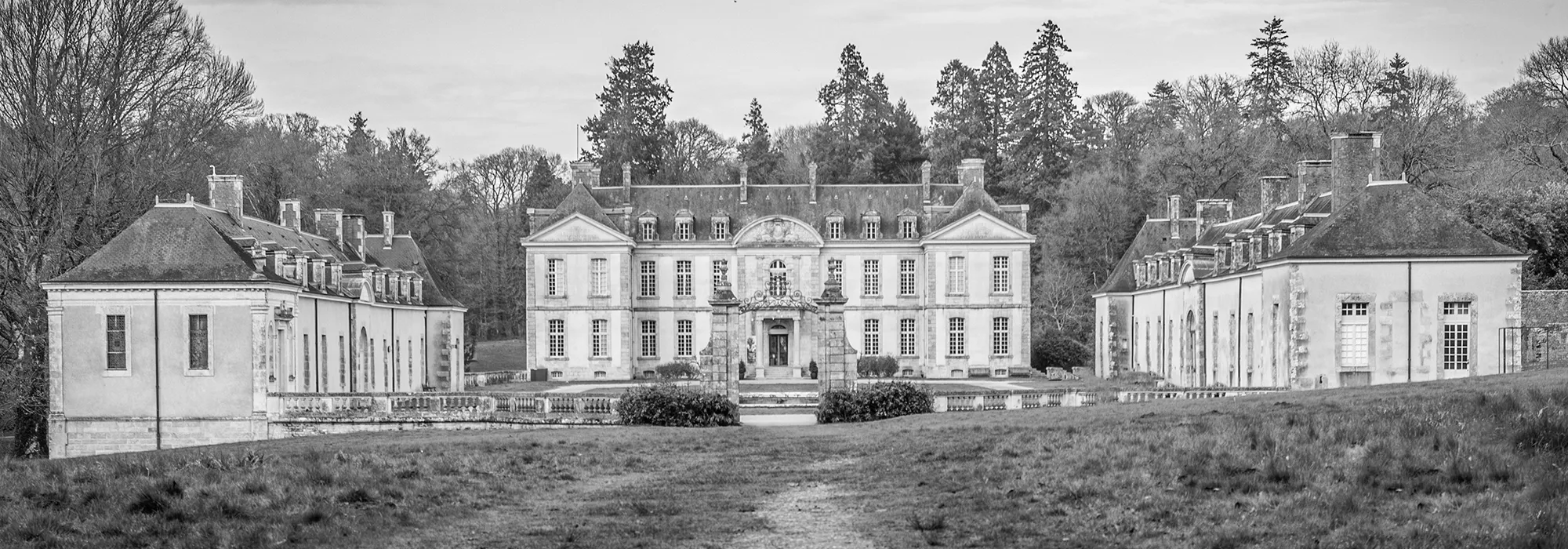Castle and Stately Home Exteriors in Monochrome