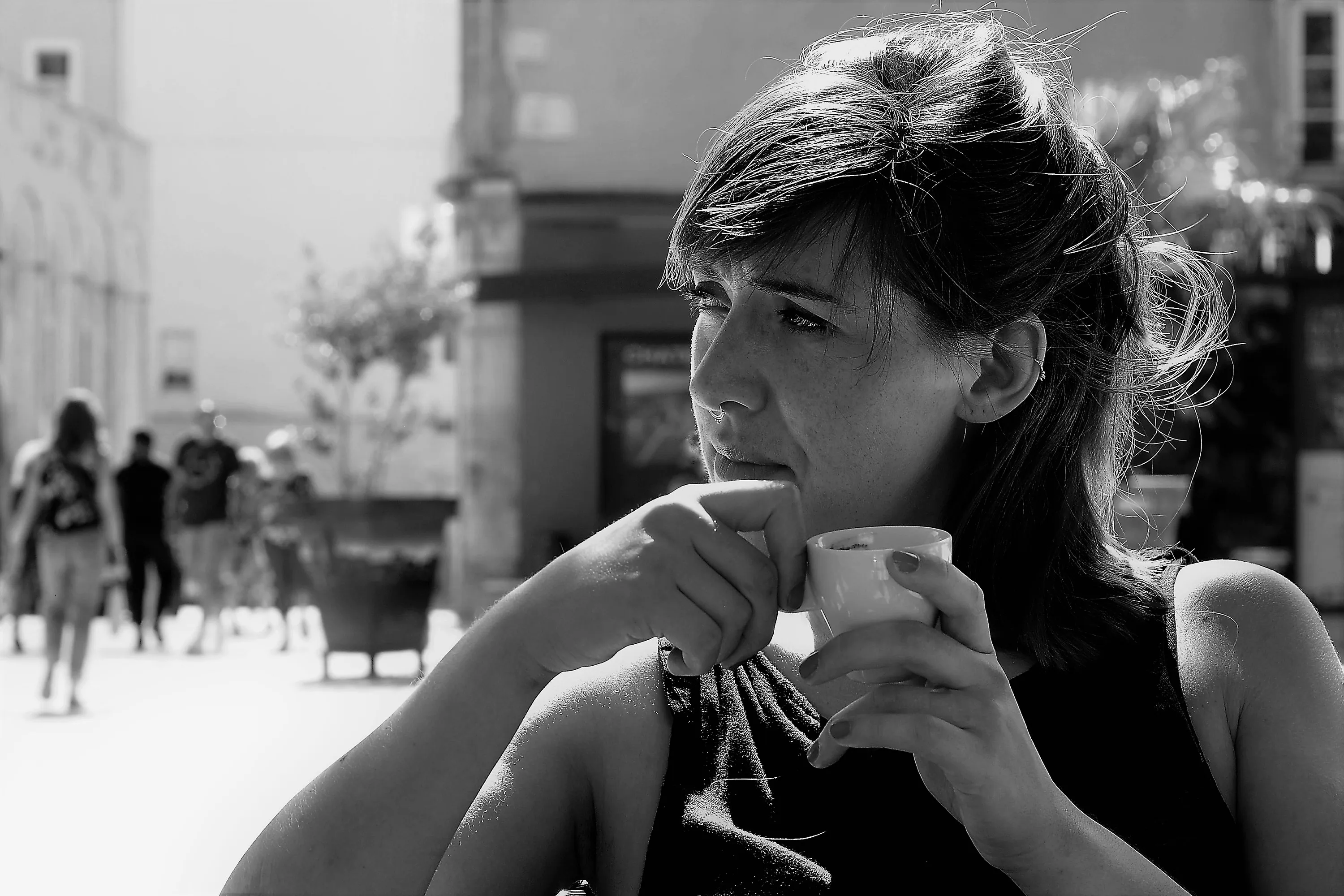 People Having a Coffee