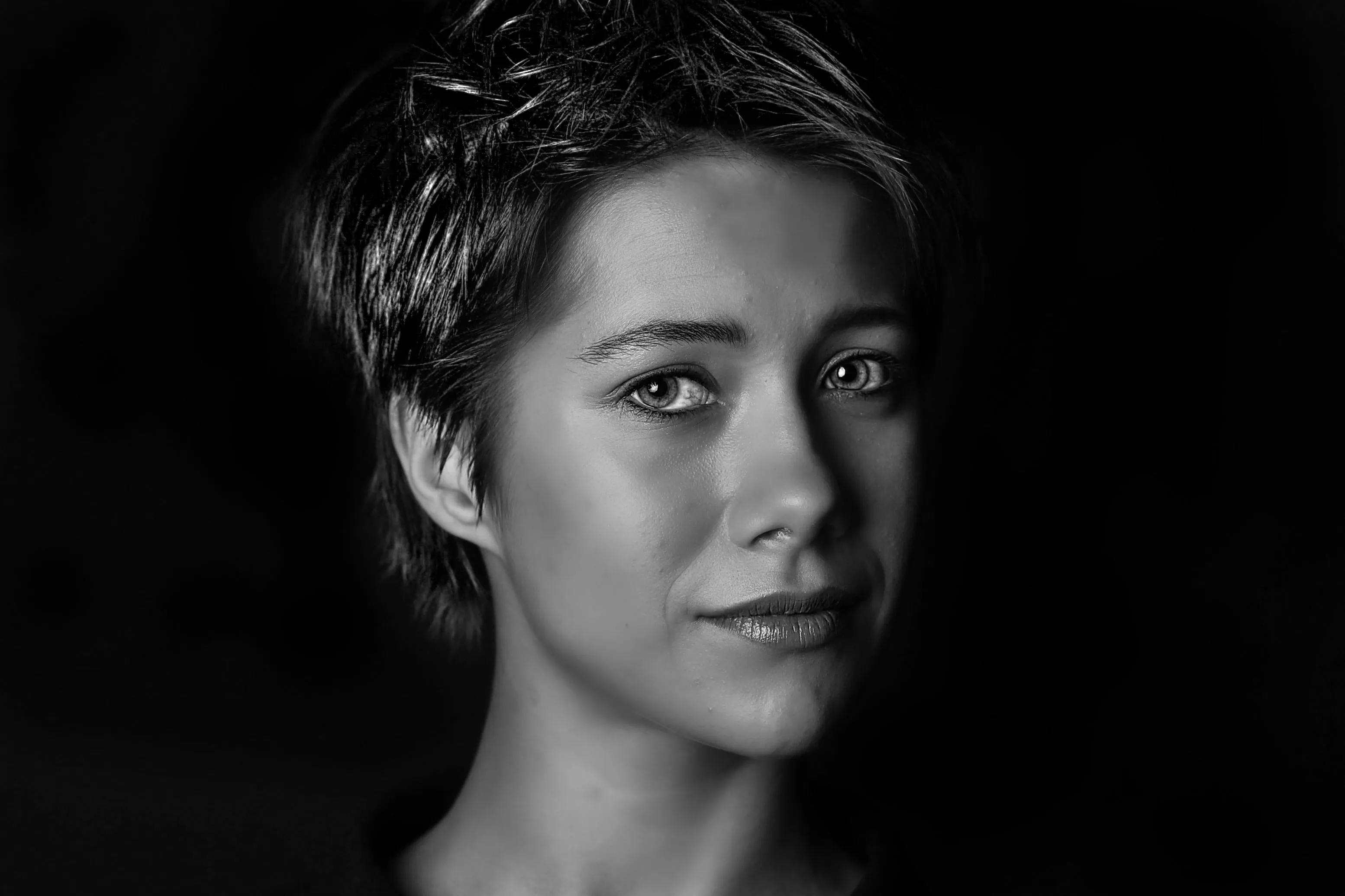 Human Faces in Black and White
