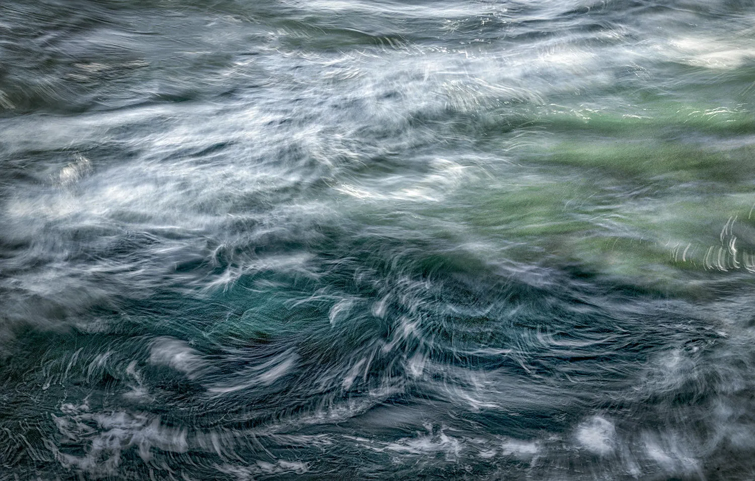 Flowing water