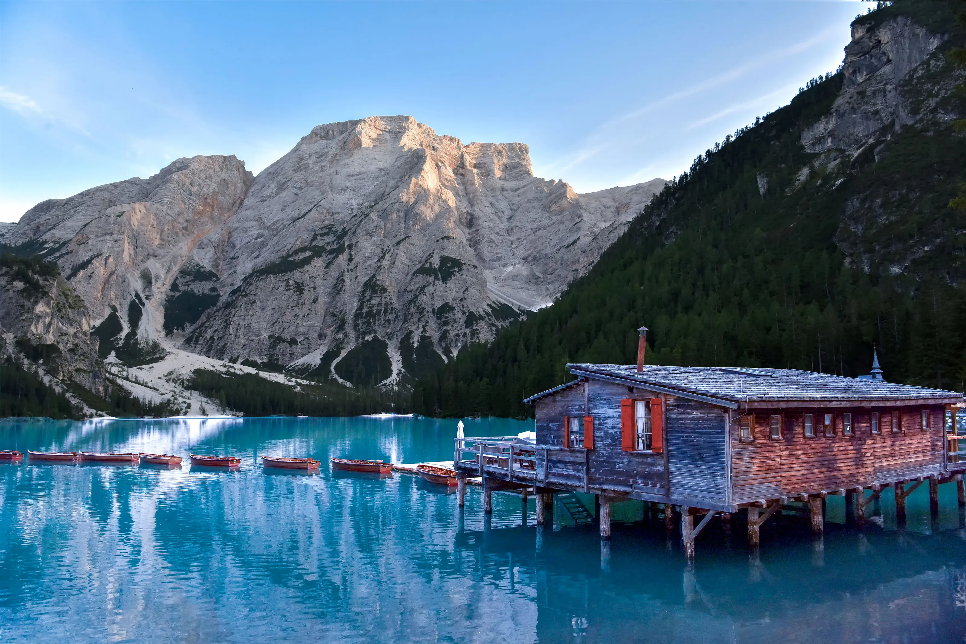 Mountain Landscapes with Turquoise Water