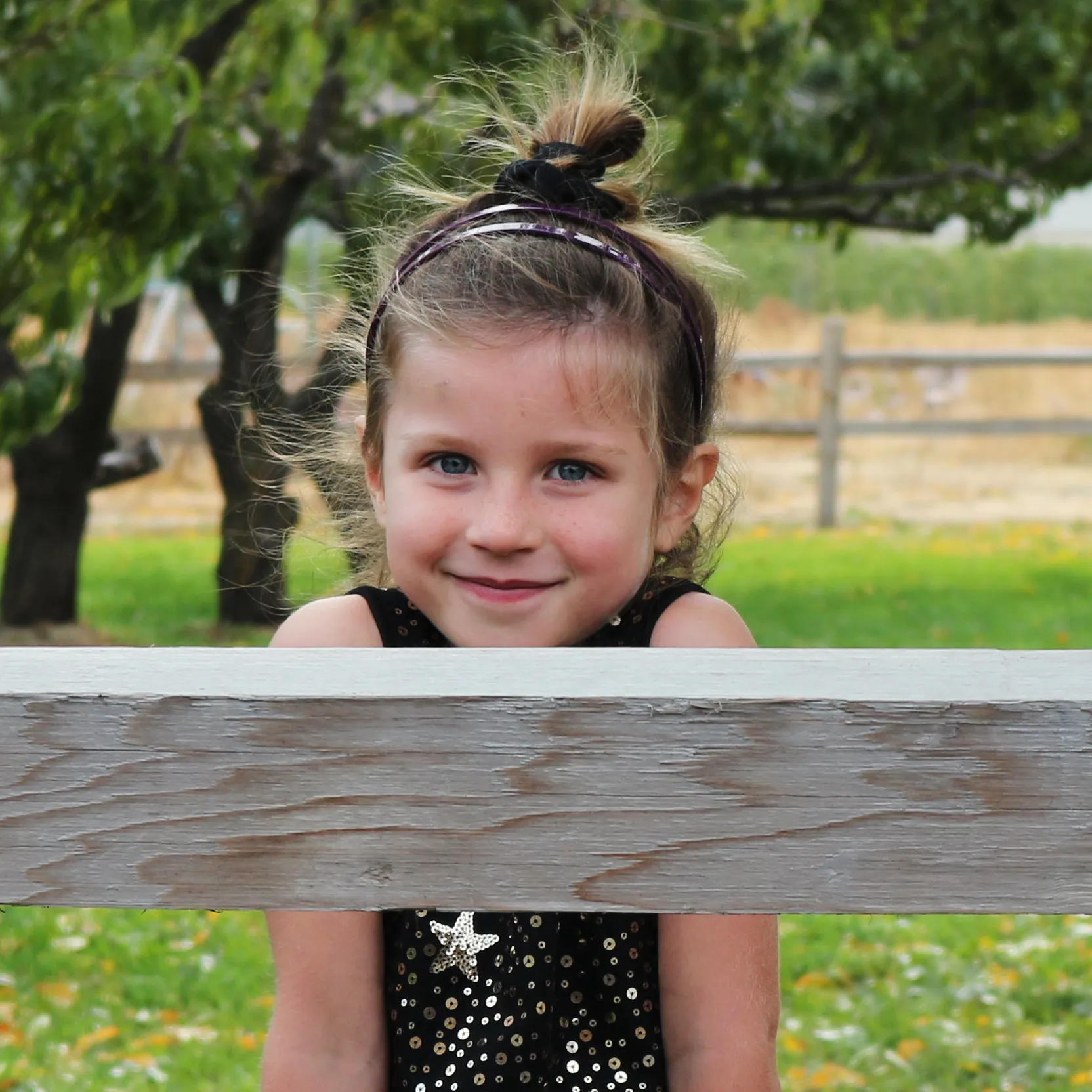 Only Children Posing for the Camera