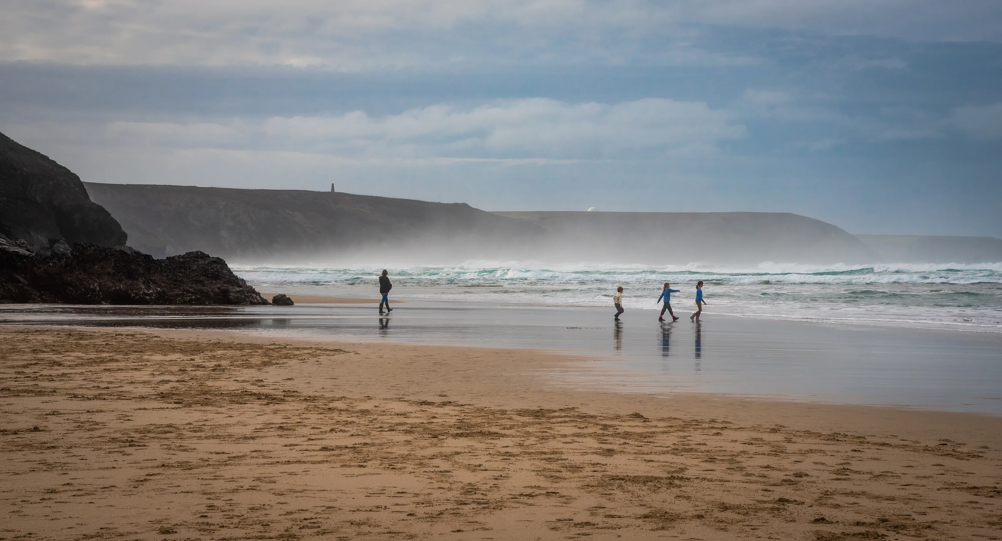 Two or More People on the Beach