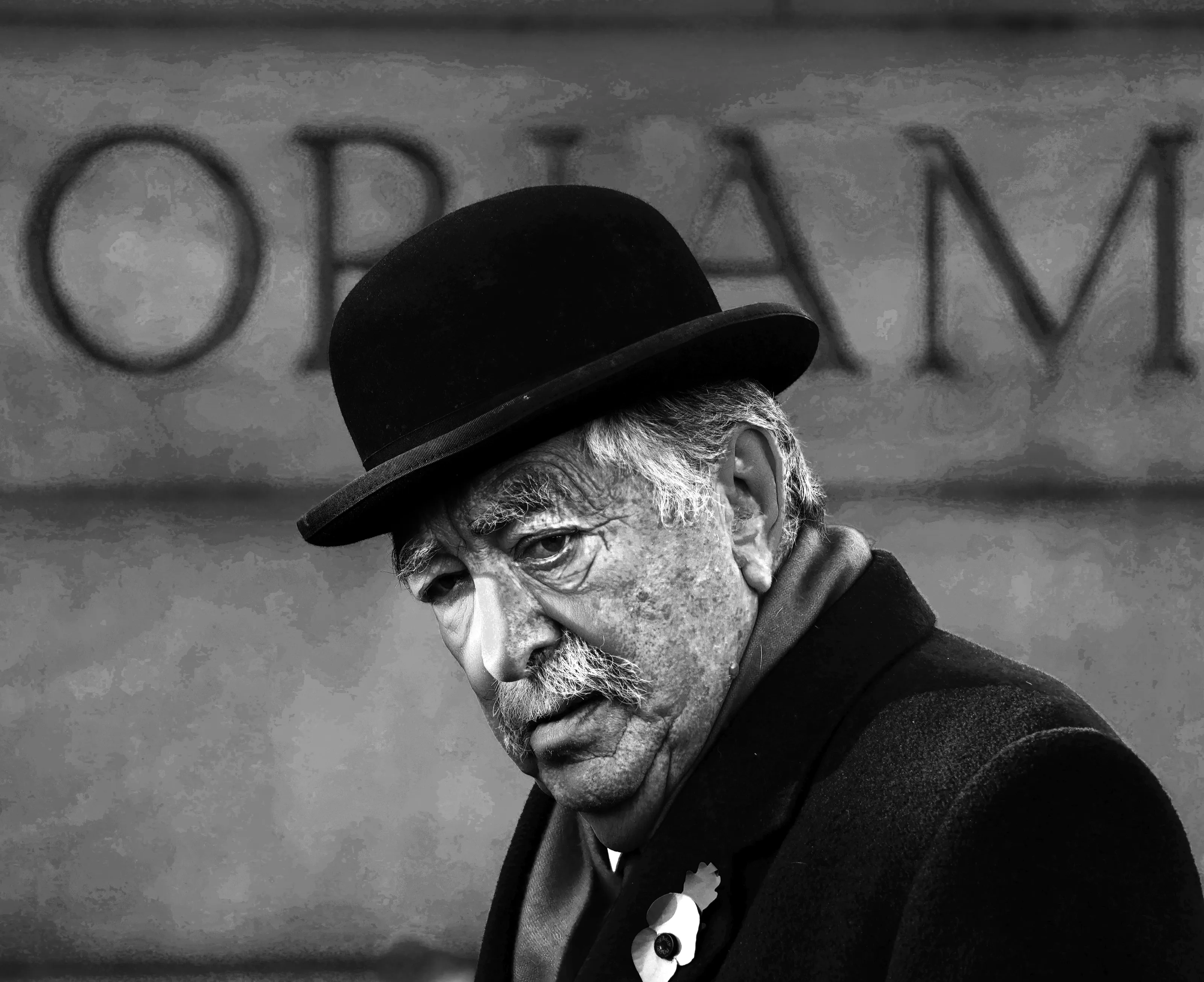 Portraits of People in Black and White