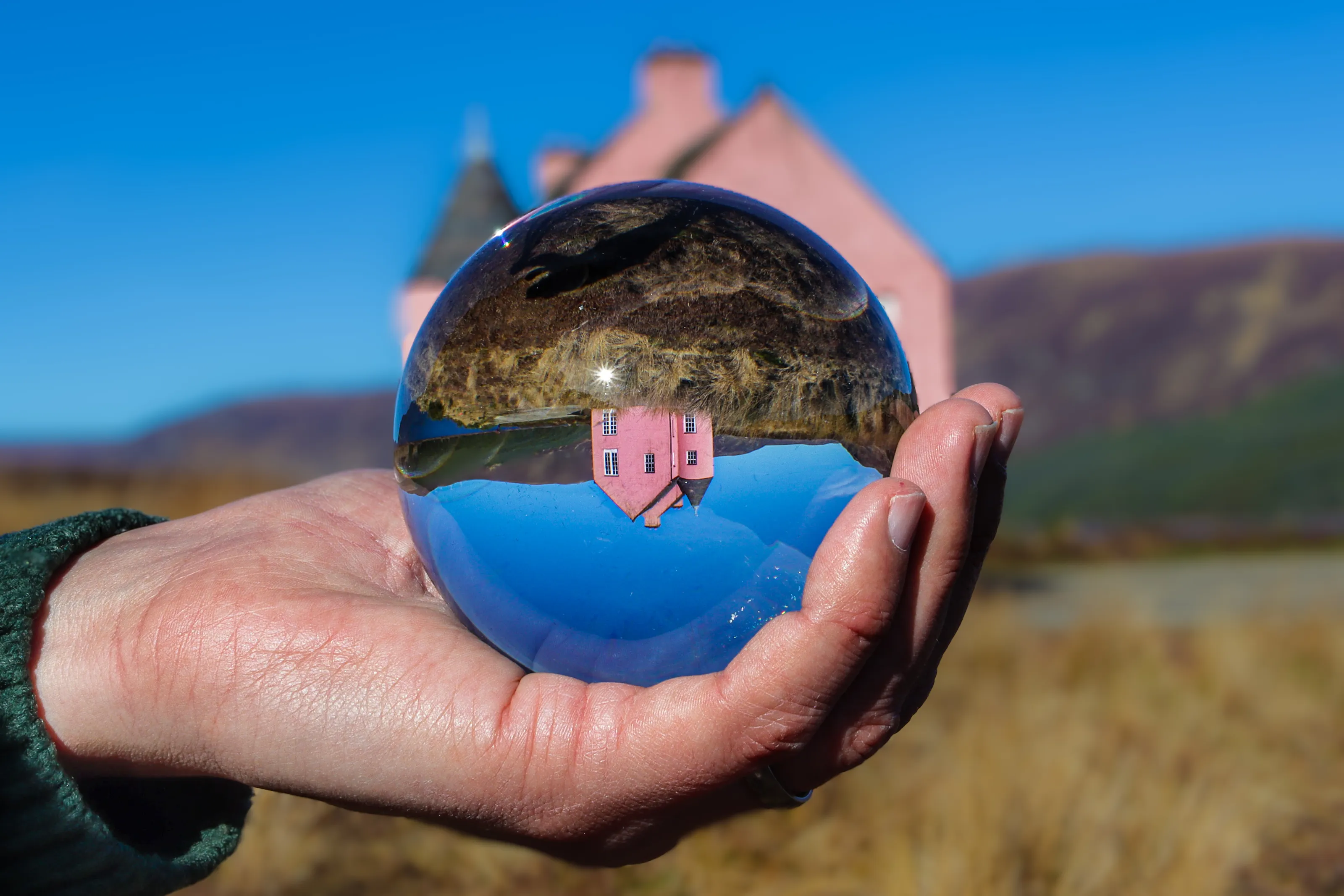 Through a Lens Ball