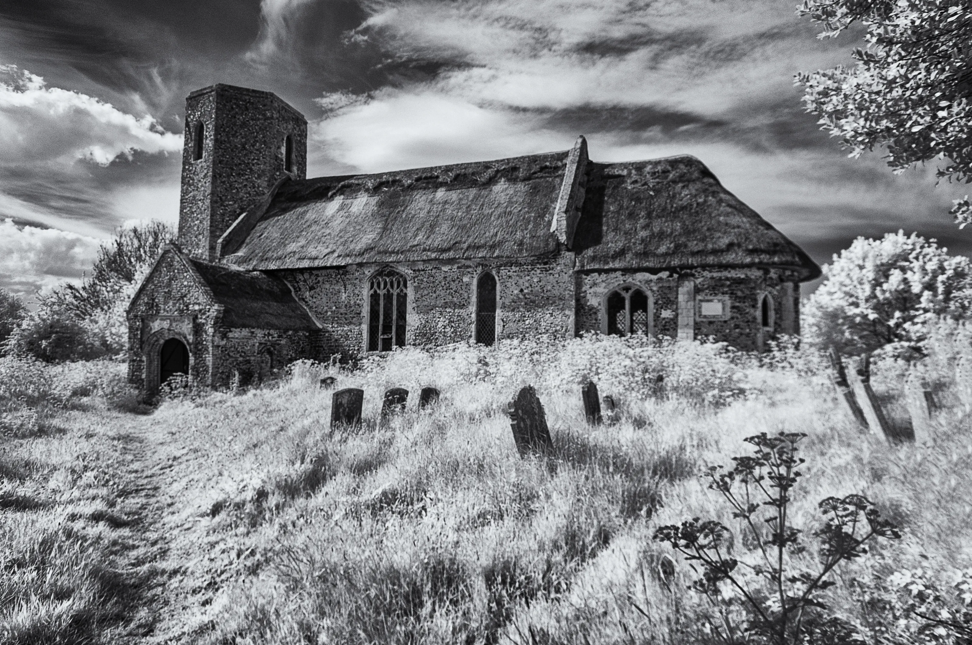 Exteriors of Places of Worship in Black and White