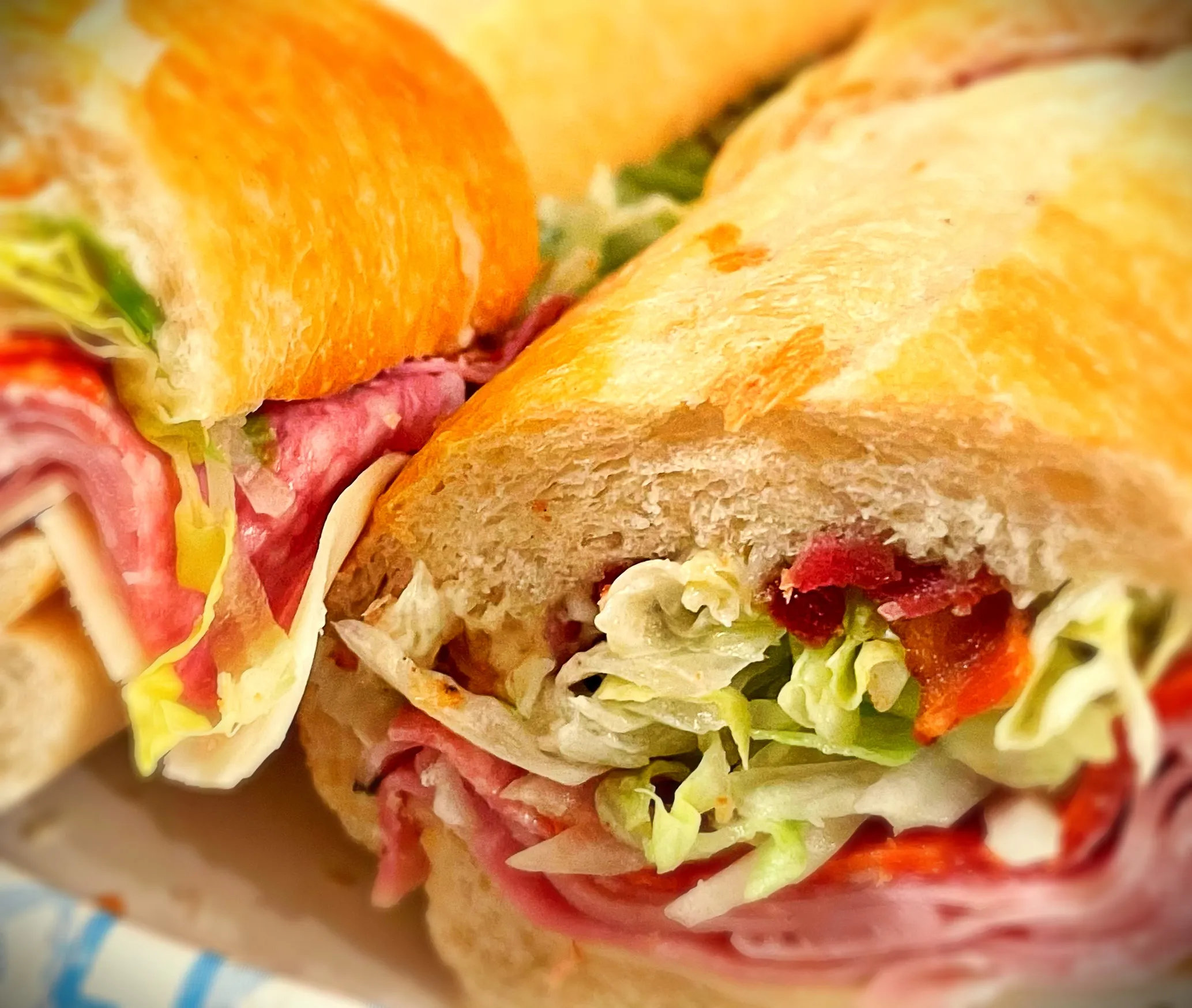Food in Cross Section (in colour)