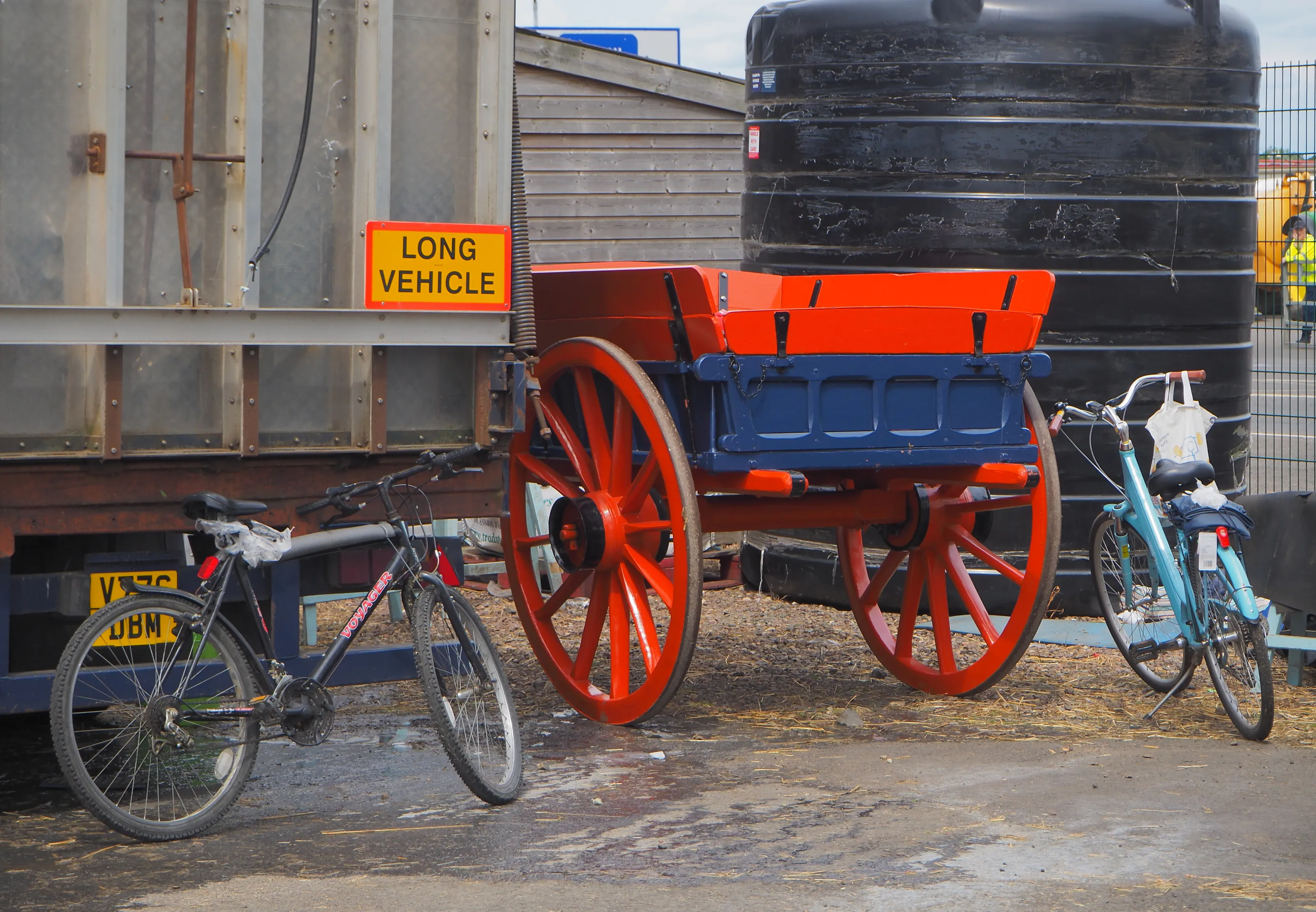 Old and New Modes of Transport Together