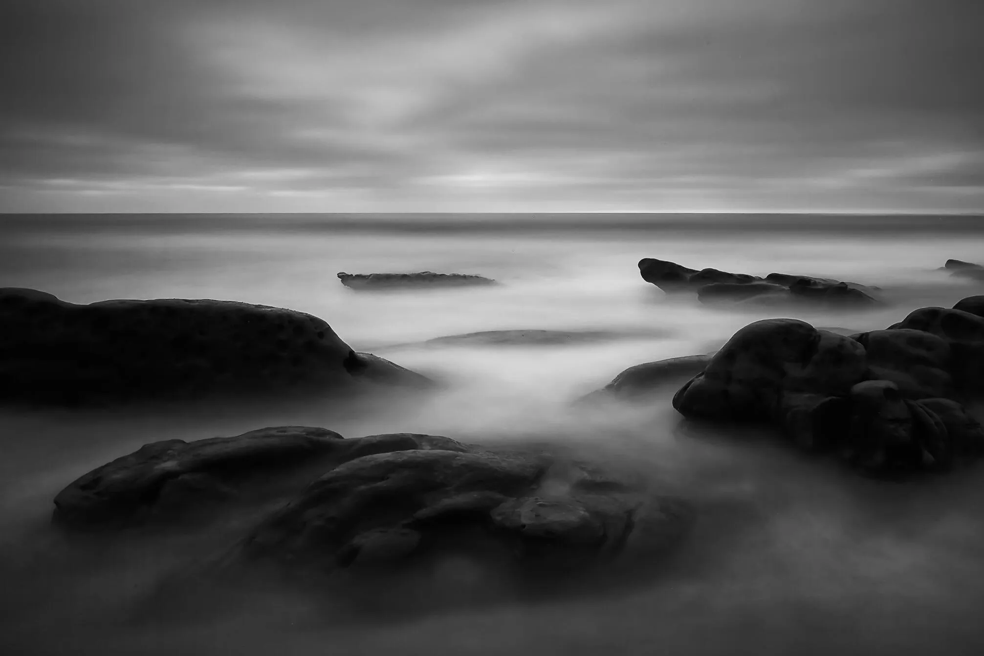 Black and White Seascapes