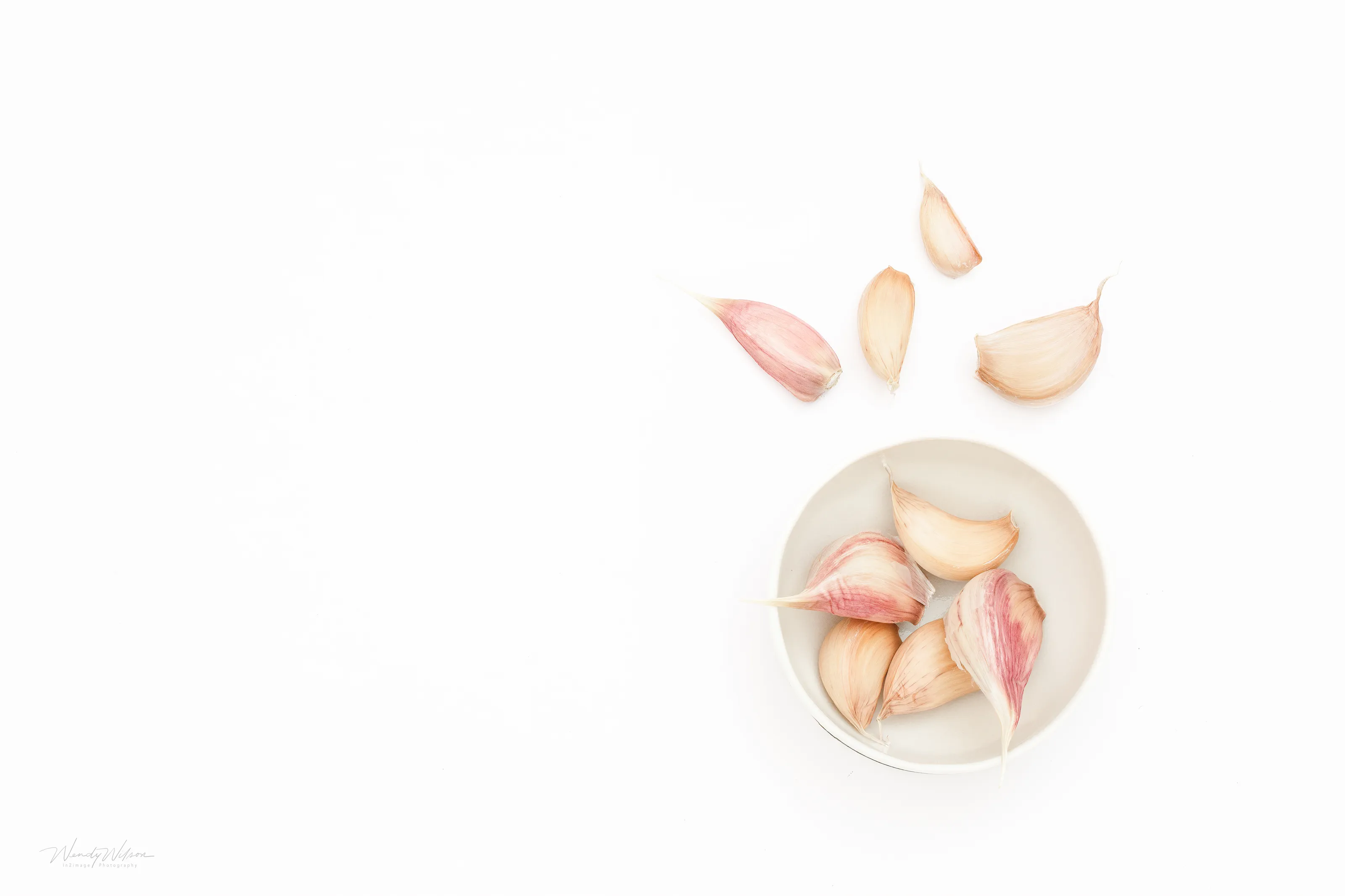 Still Life of Garlic Bulbs and Cloves
