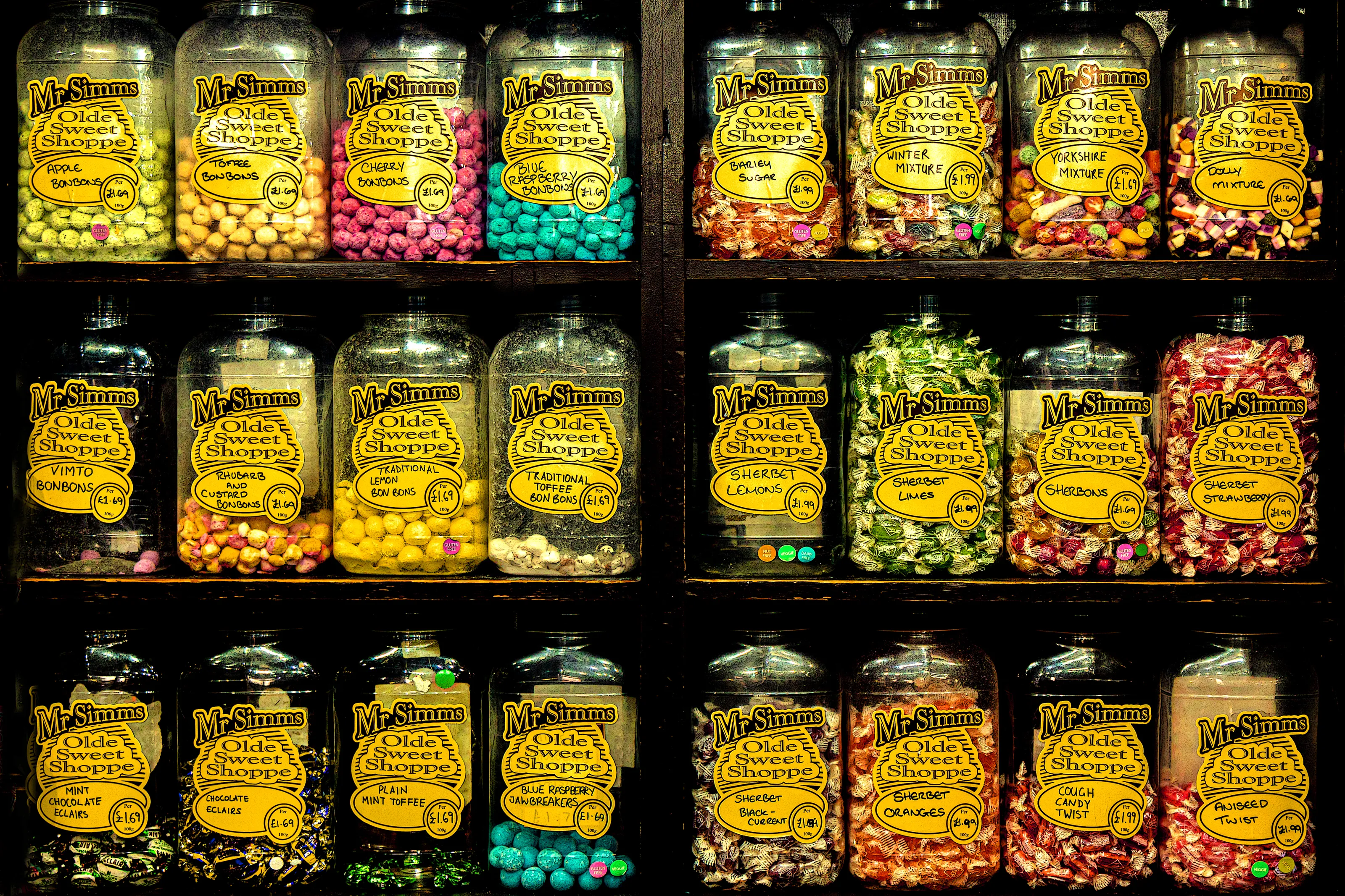 Sweeties, Candy and Chocolates (in colour)