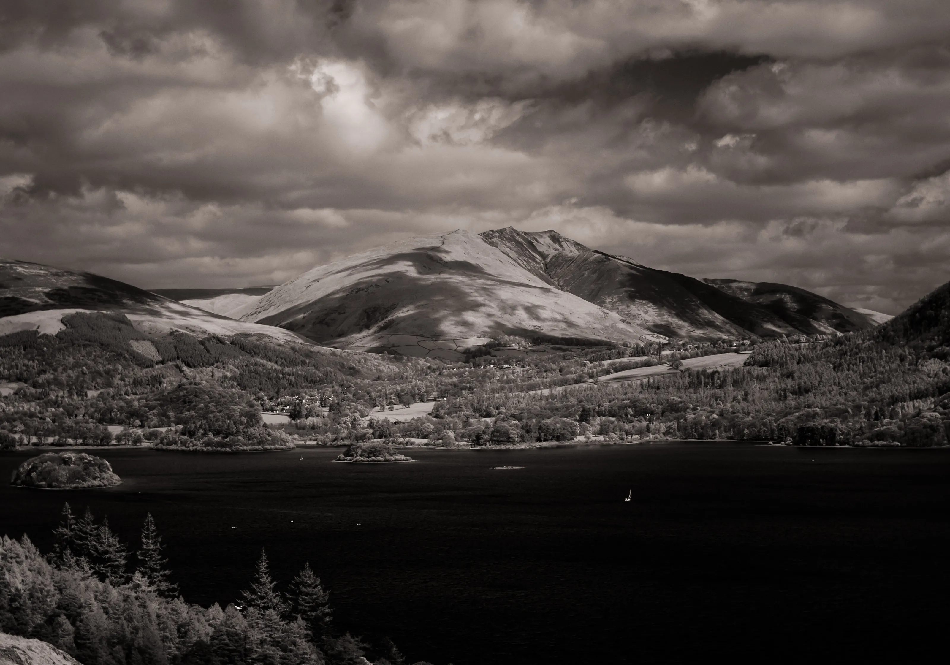 Catbells, Cumbria in Infrared. 2017