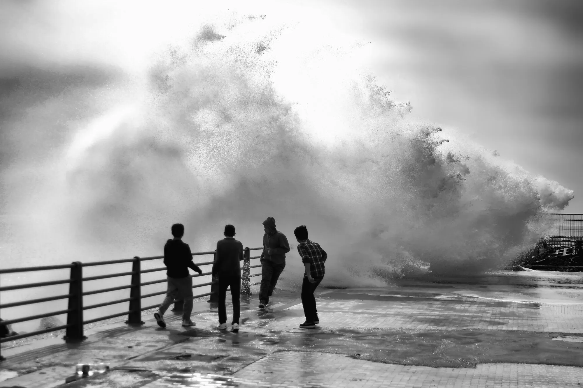 Rough sea