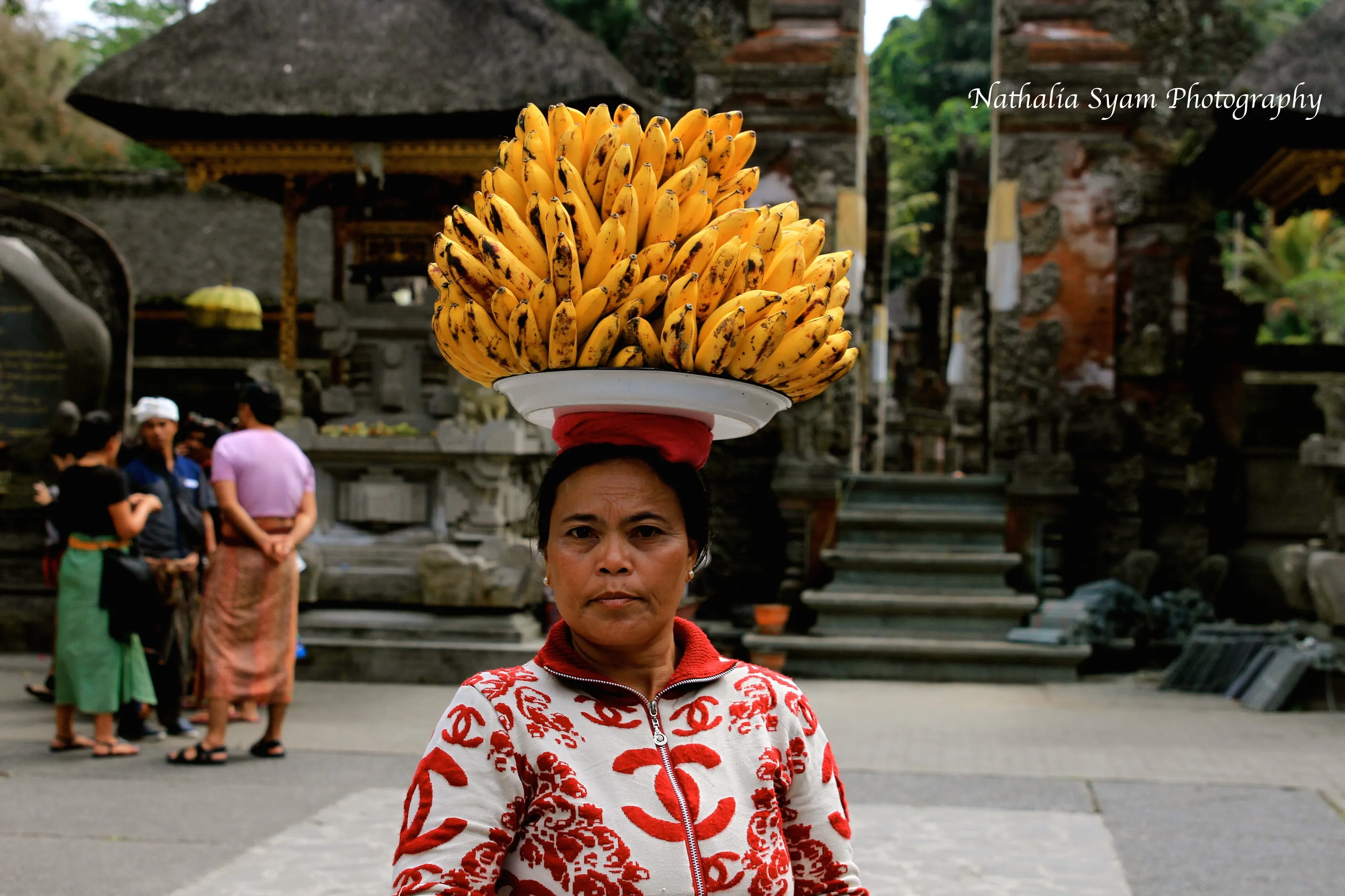 Temple Banana Seller - Bali
