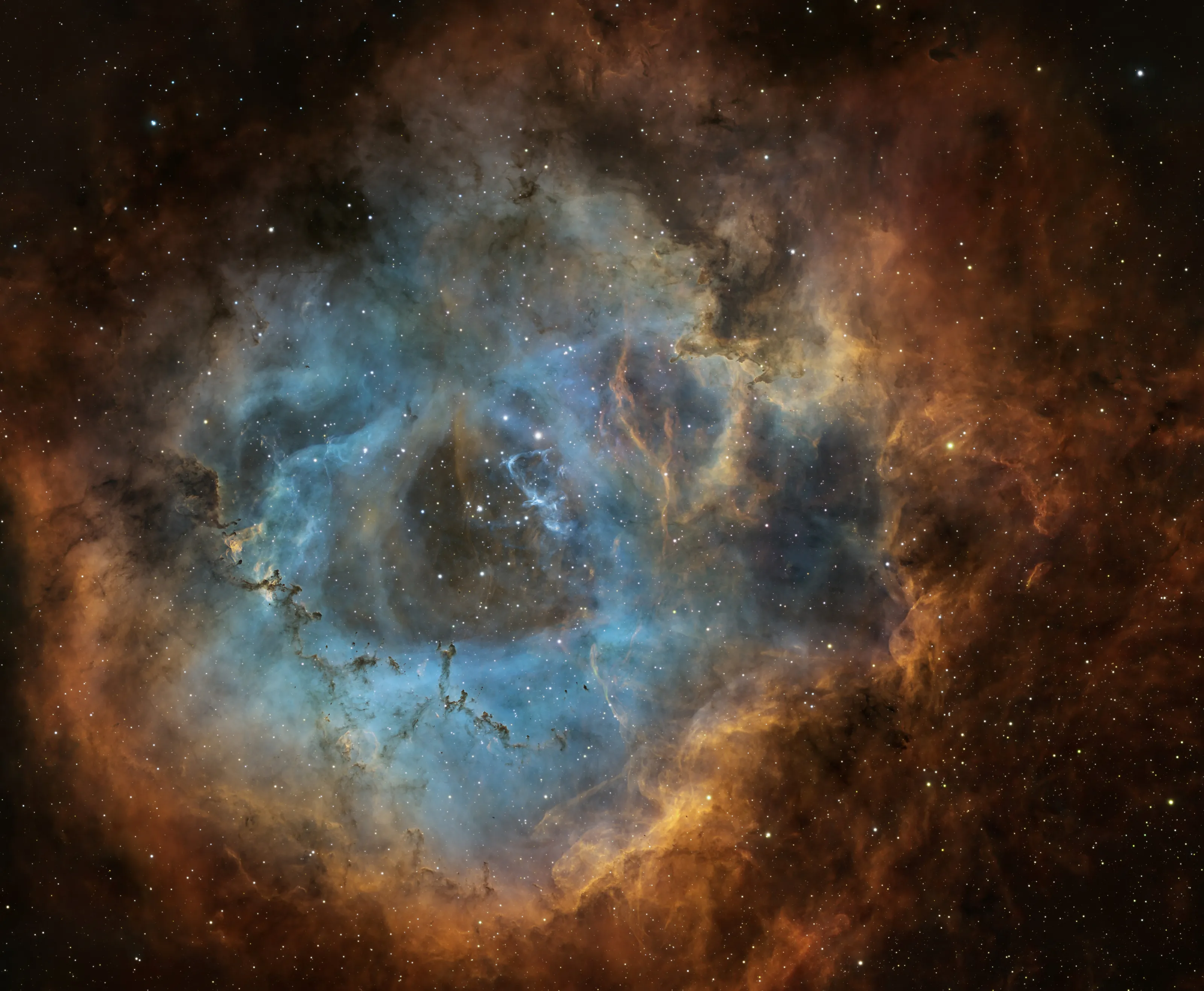 NGC 2244 12 Panel Mosaic in SHO