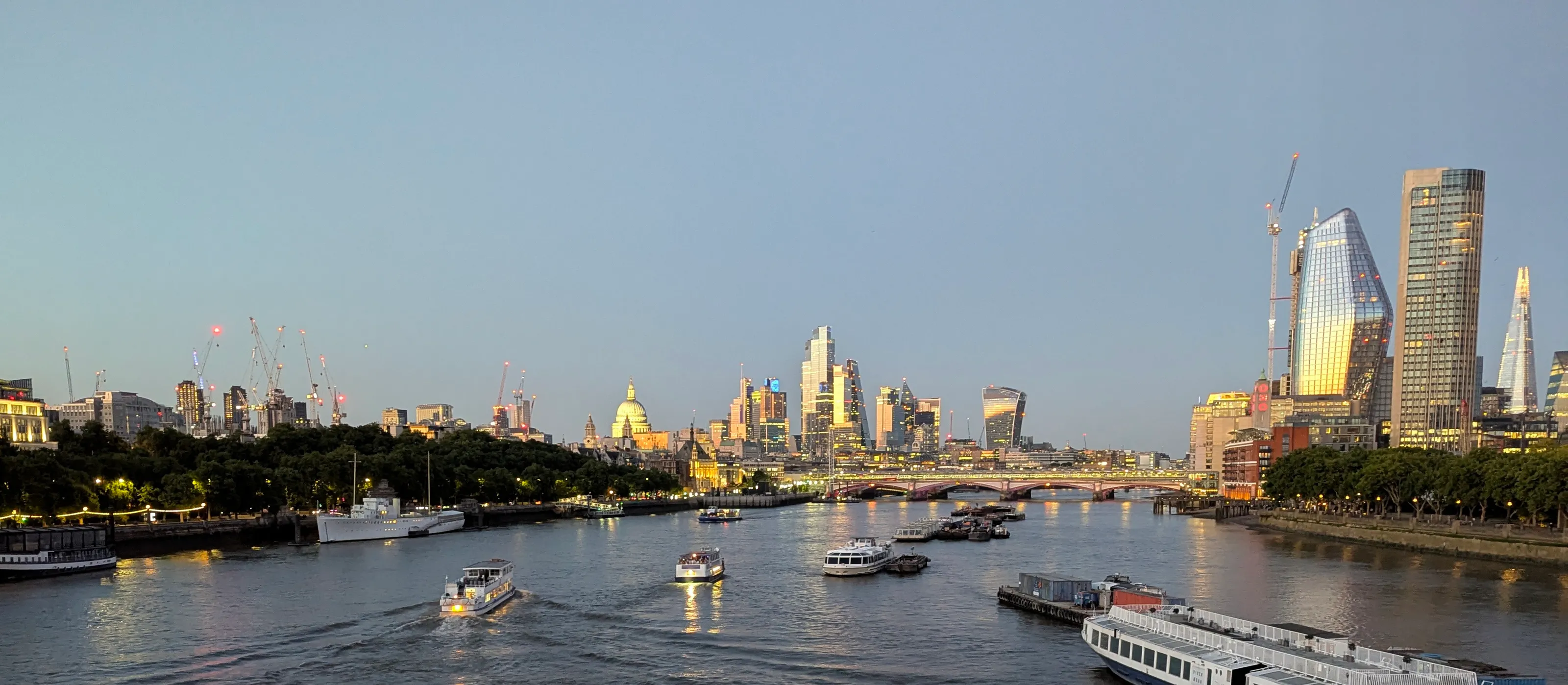 City Sunset Reflections