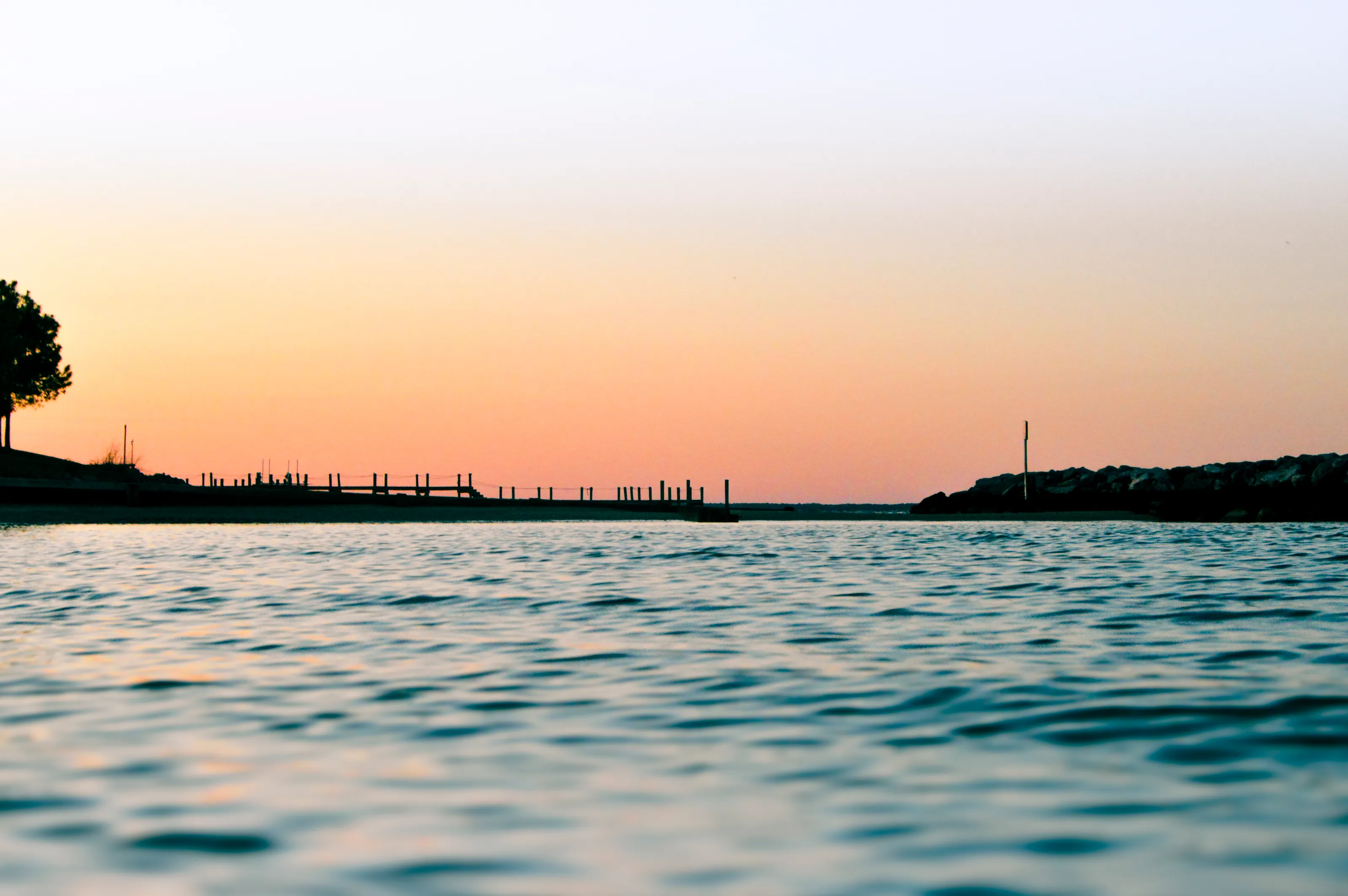 A Beach at Sunset