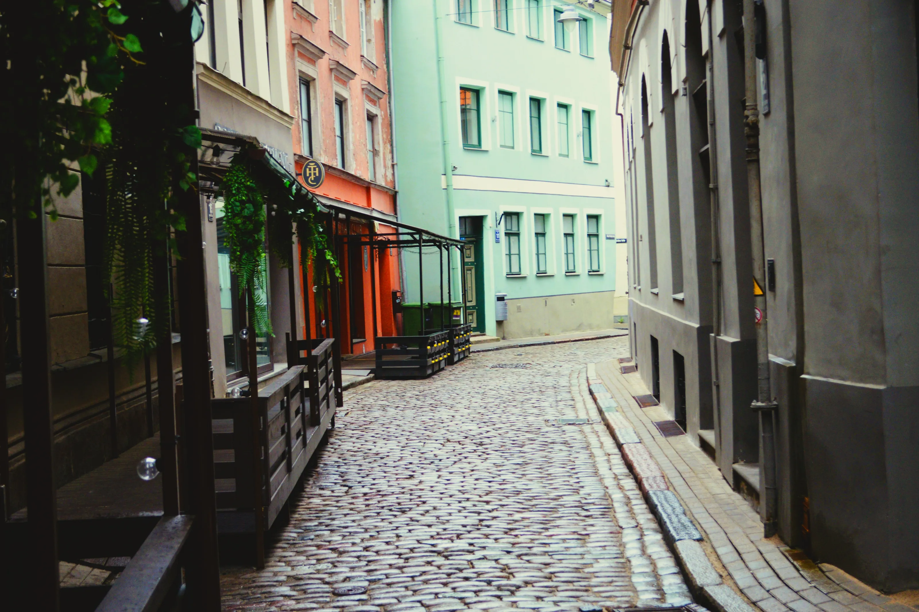 A Street Between Two Walls