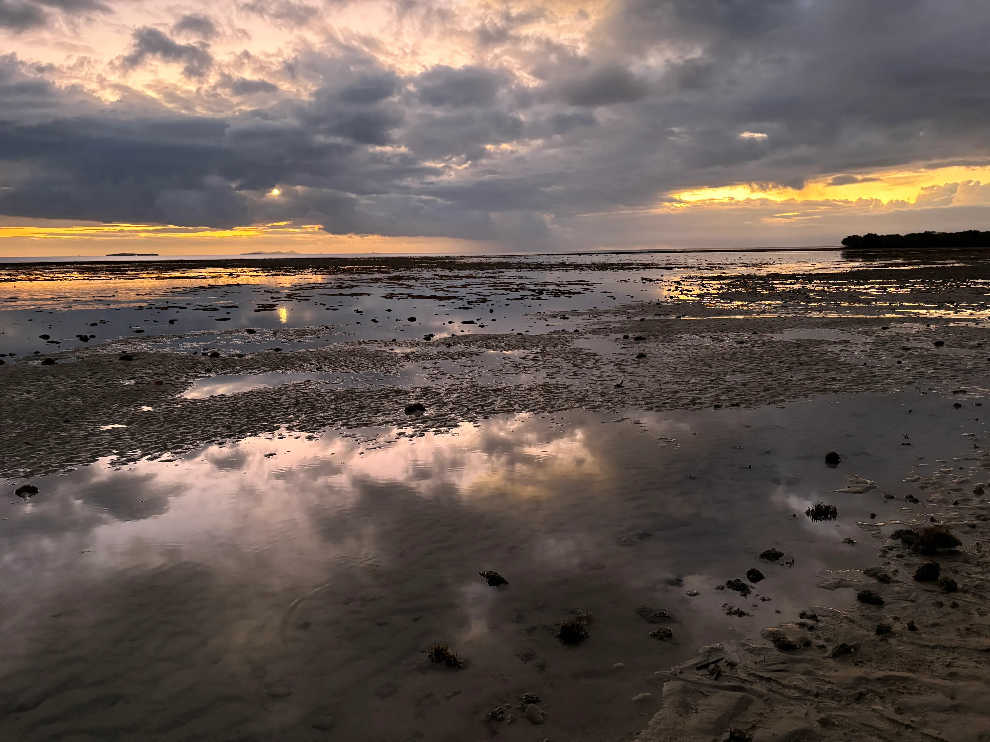 Island sunset