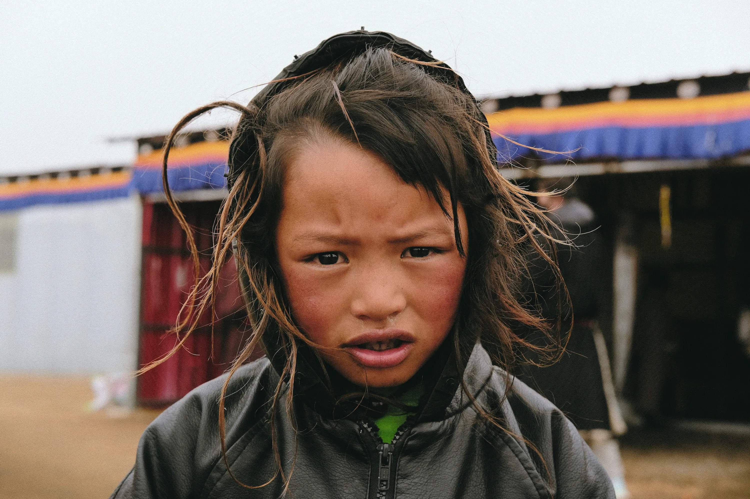 Tibetan girl in Western Sichuan.
