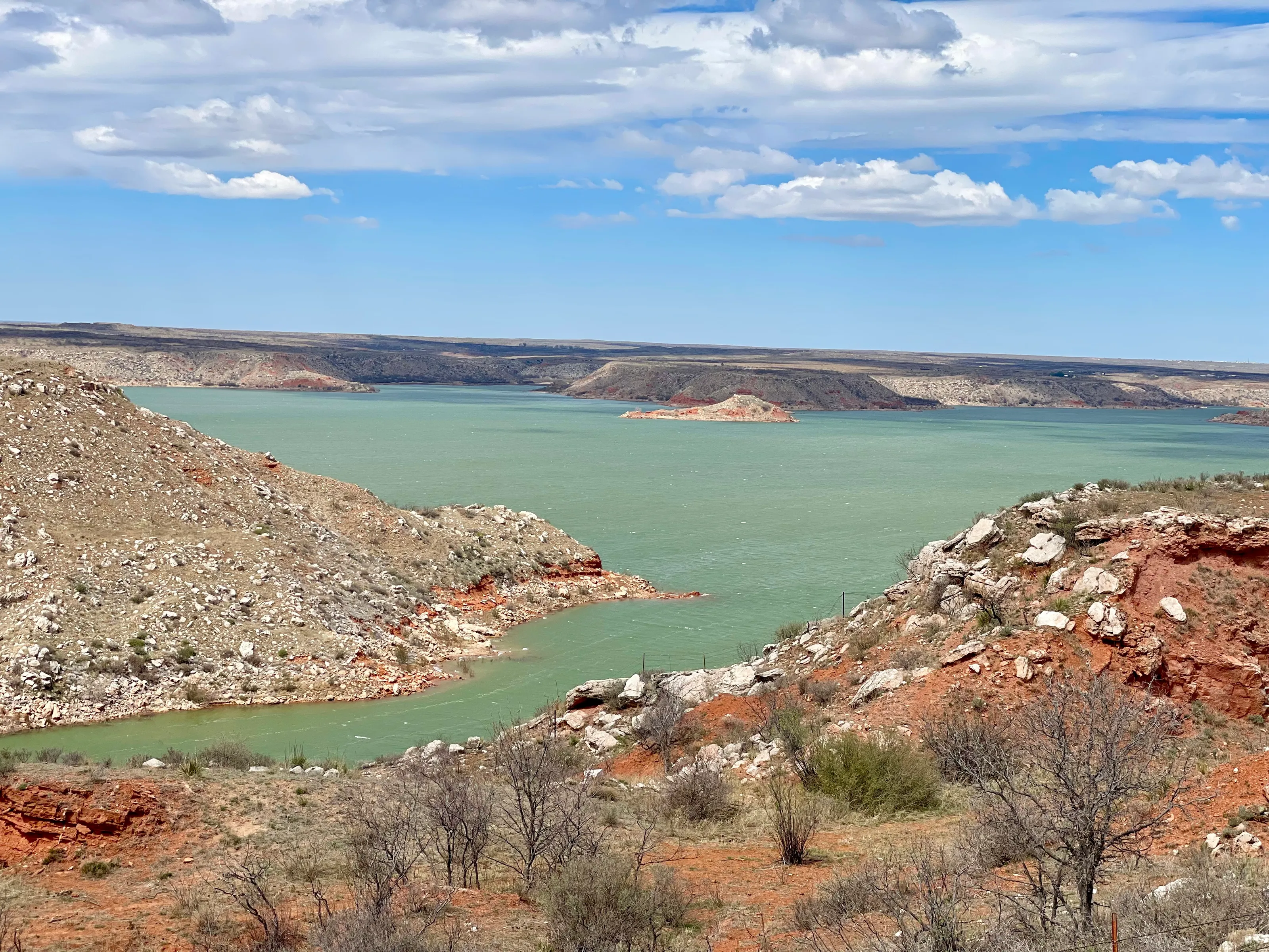 Turquoise Waters of Lake Meredith